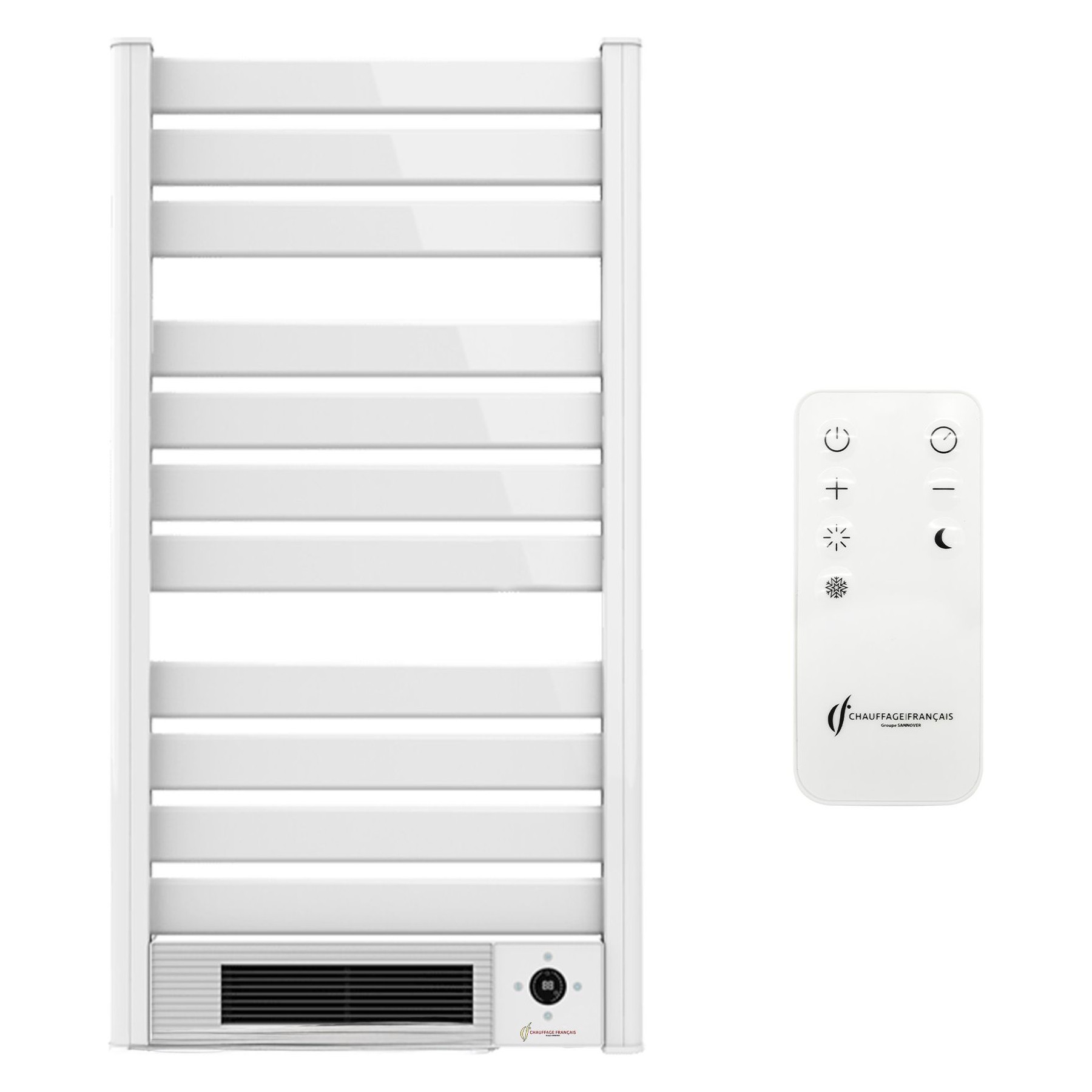 Sèche serviette SANNOVER avec Soufflerie Omiros 2000 W Blanc