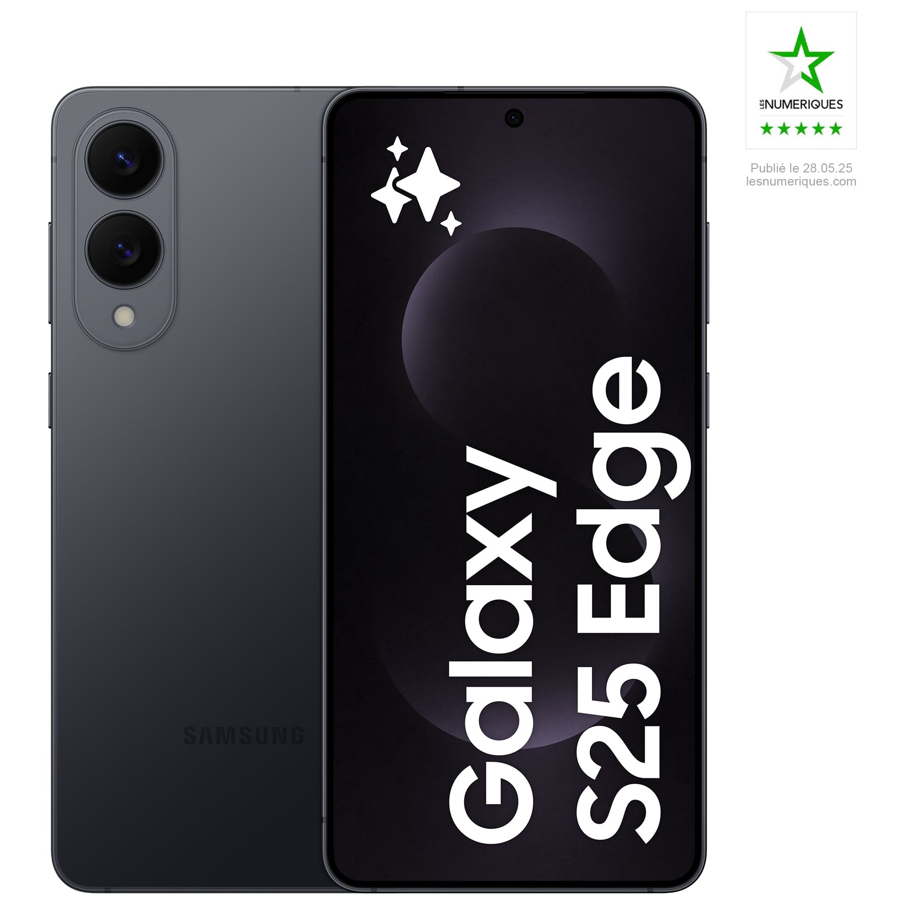 Smartphone SAMSUNG Galaxy S25 Edge Noir Titane 512Go