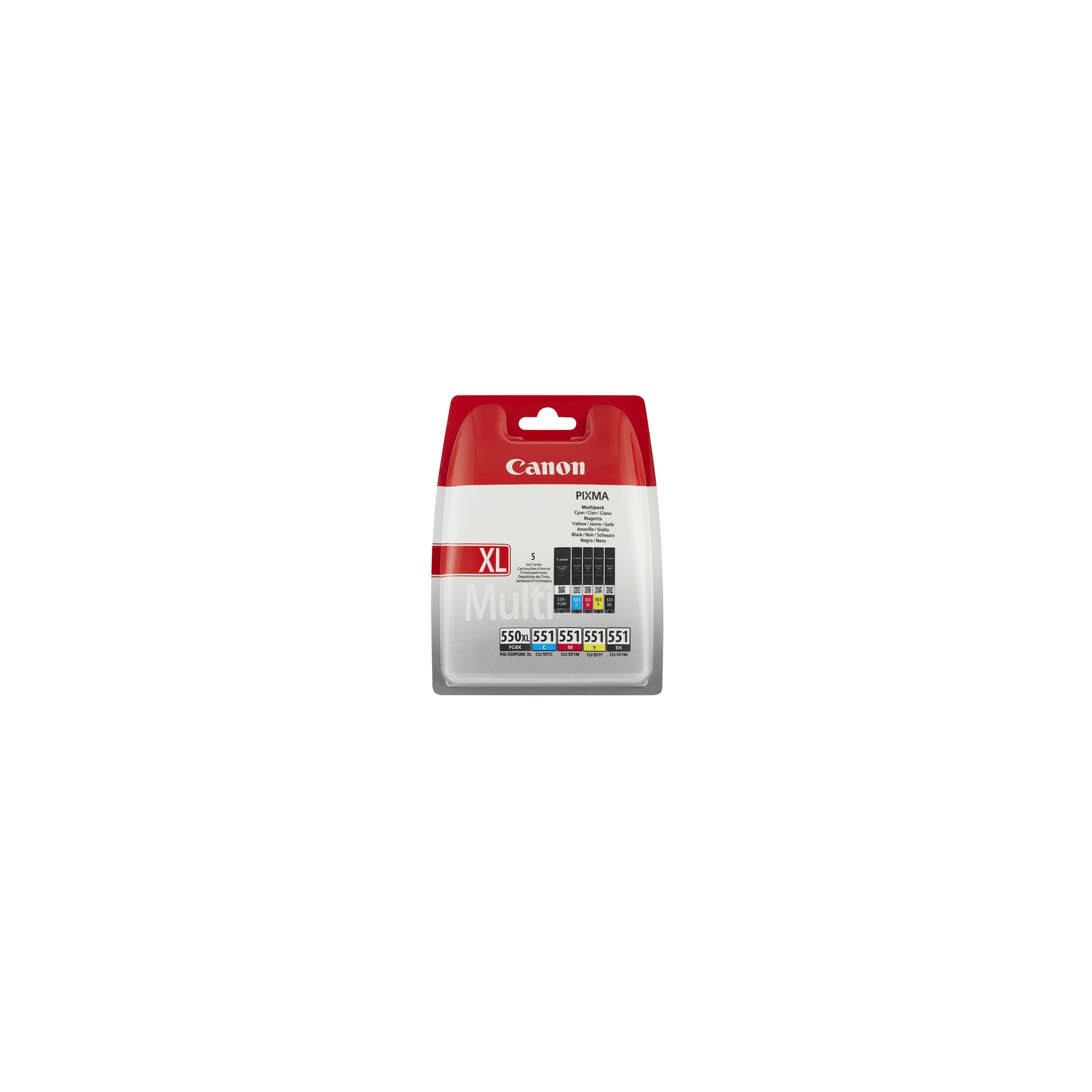 Cartouche d'encre CANON PGI-550XL/CLI-551 PGBK/CMYB