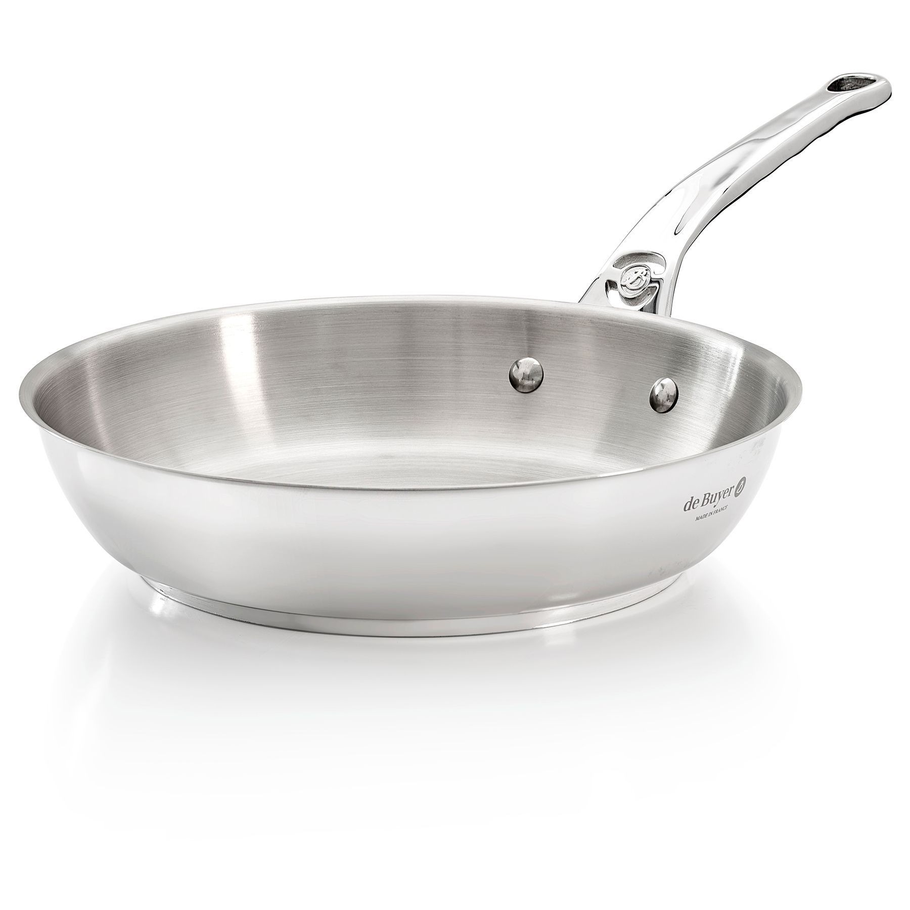 Poêle DE BUYER milady inox queue fonte 28 cm 3412.28