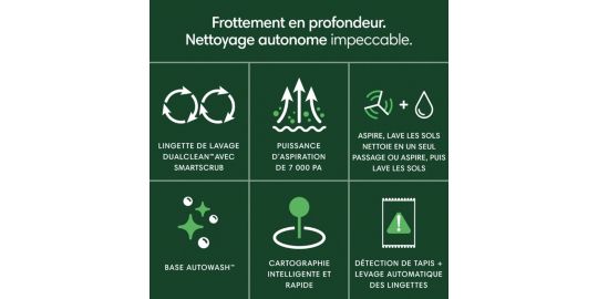 Robot Aspirateur Laveur IROBOT Roomba Plus 405 G185040