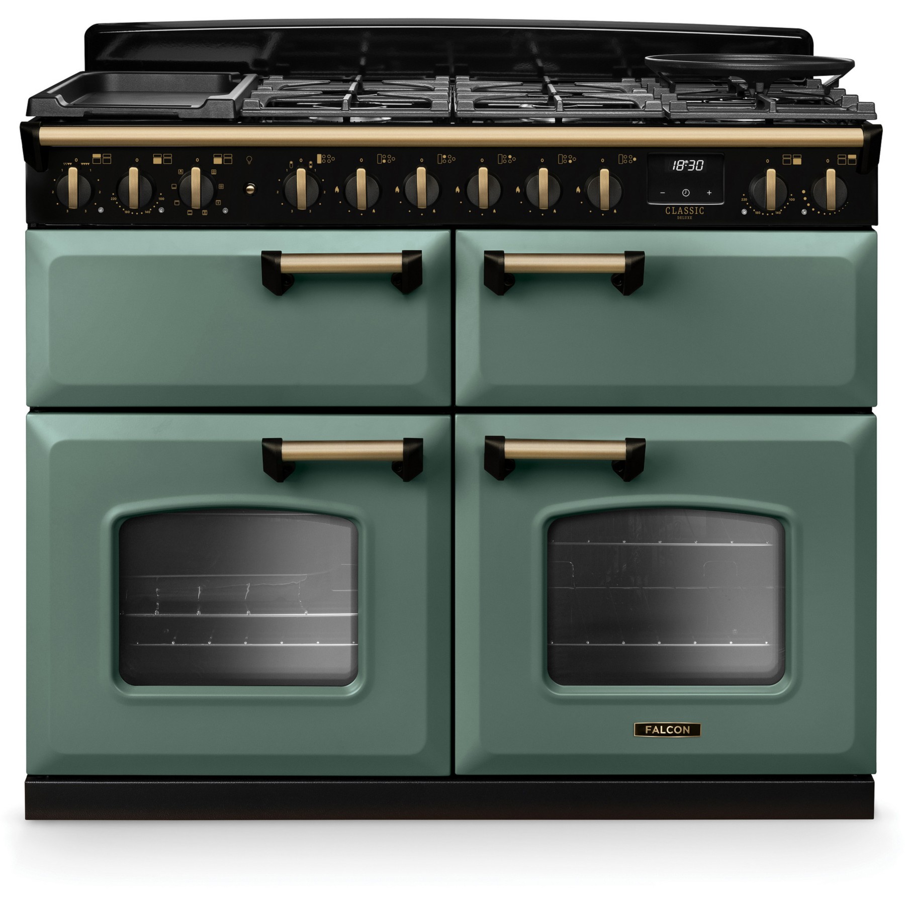 Piano de cuisson mixte FALCON NGC TAB MIX 110 CM VERT MINERAL LAITON A