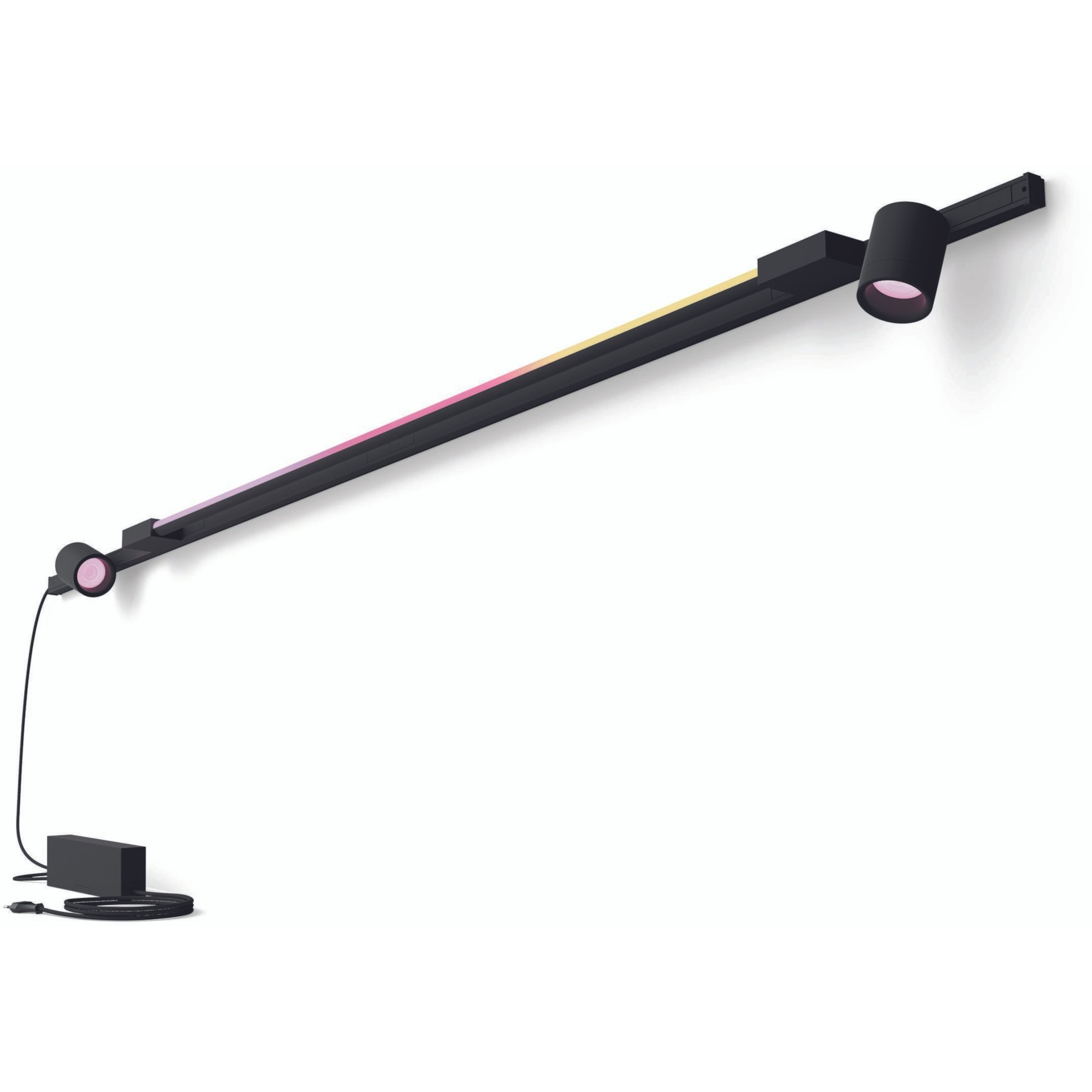 Luminaire PHILIPS HUE W&C Perifo 2 spots+1 barre noir