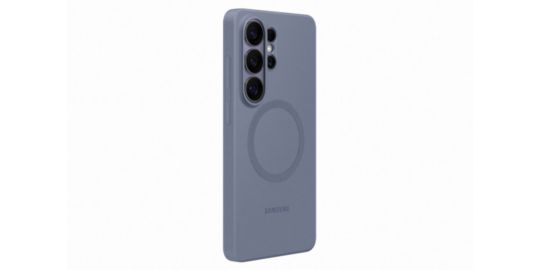 Coque SAMSUNG silicone Magnet S26 ultra bleu-violet