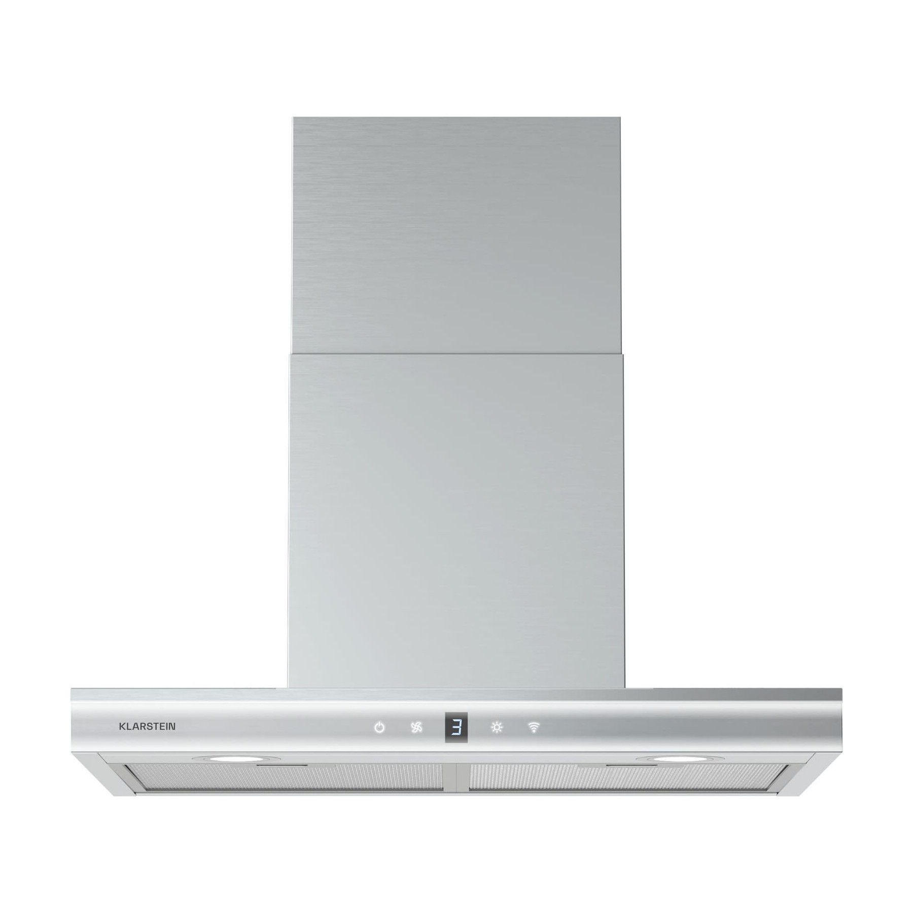 Hotte décorative murale KLARSTEIN Auriana 60cm 700 m³/h WiFi tactile Blanc