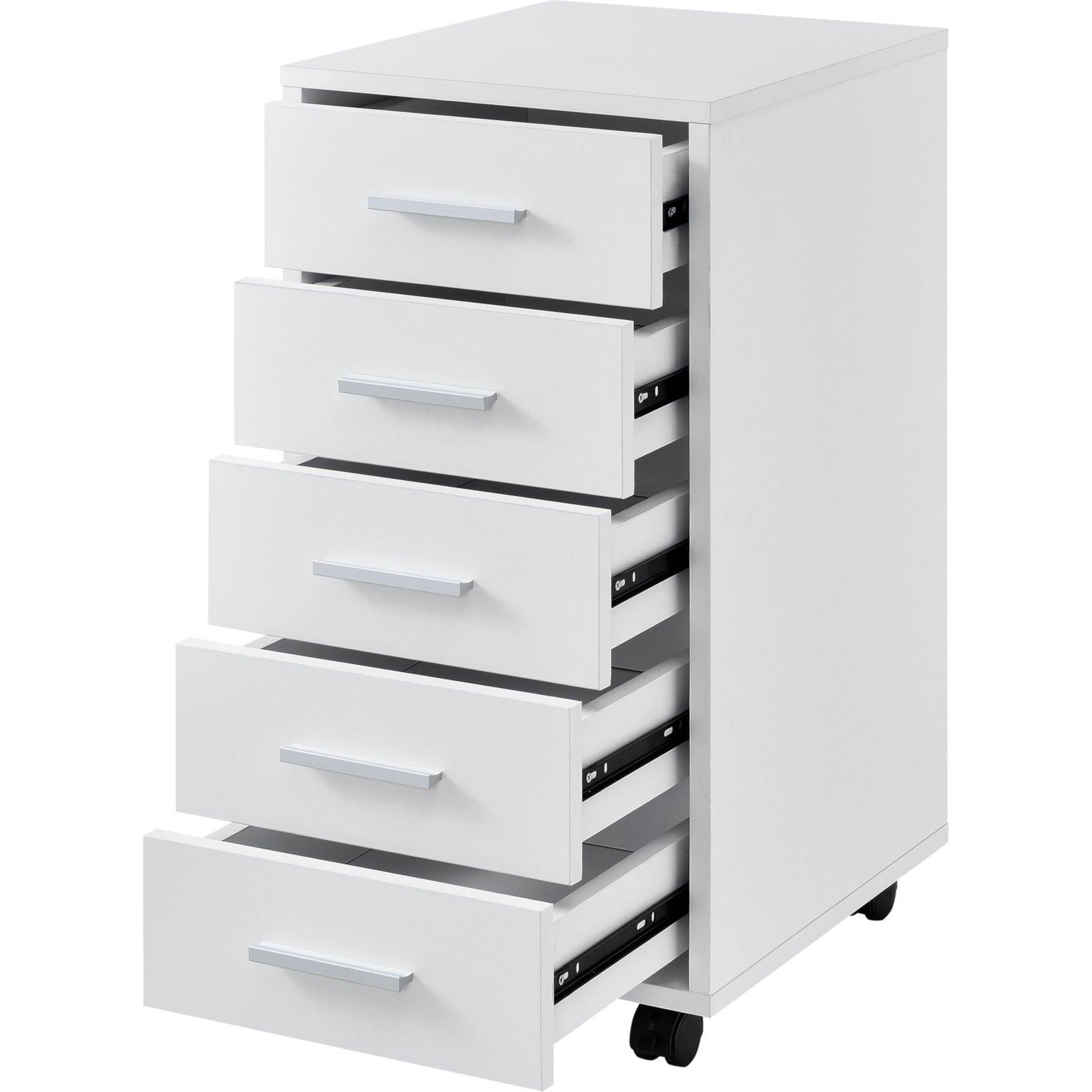 Armoire HELLOSHOP26 Caisson à roulettes mobile avec 5 tiroir