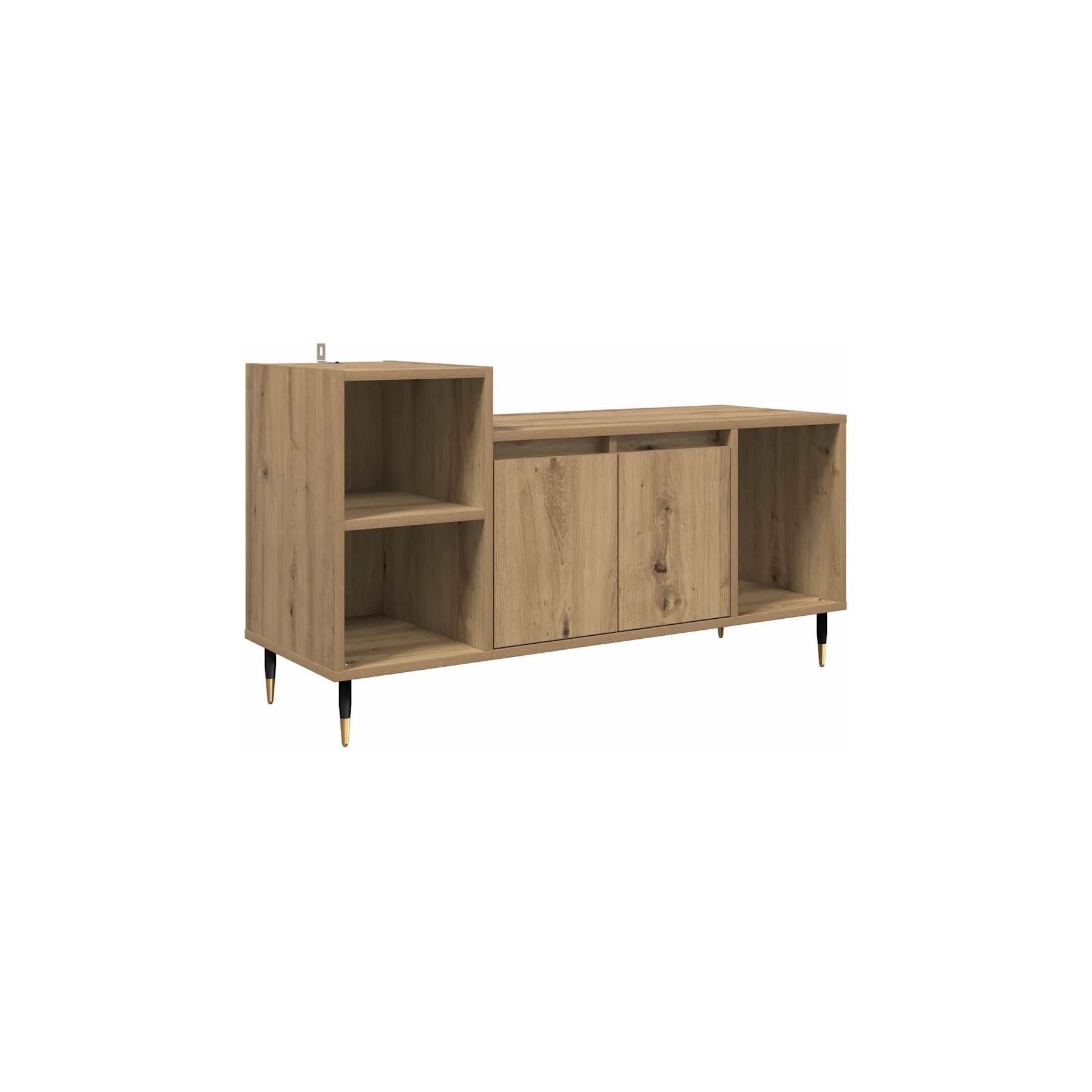 Meuble TV HELLOSHOP26 Meuble TV rectangle moderne rangement 10
