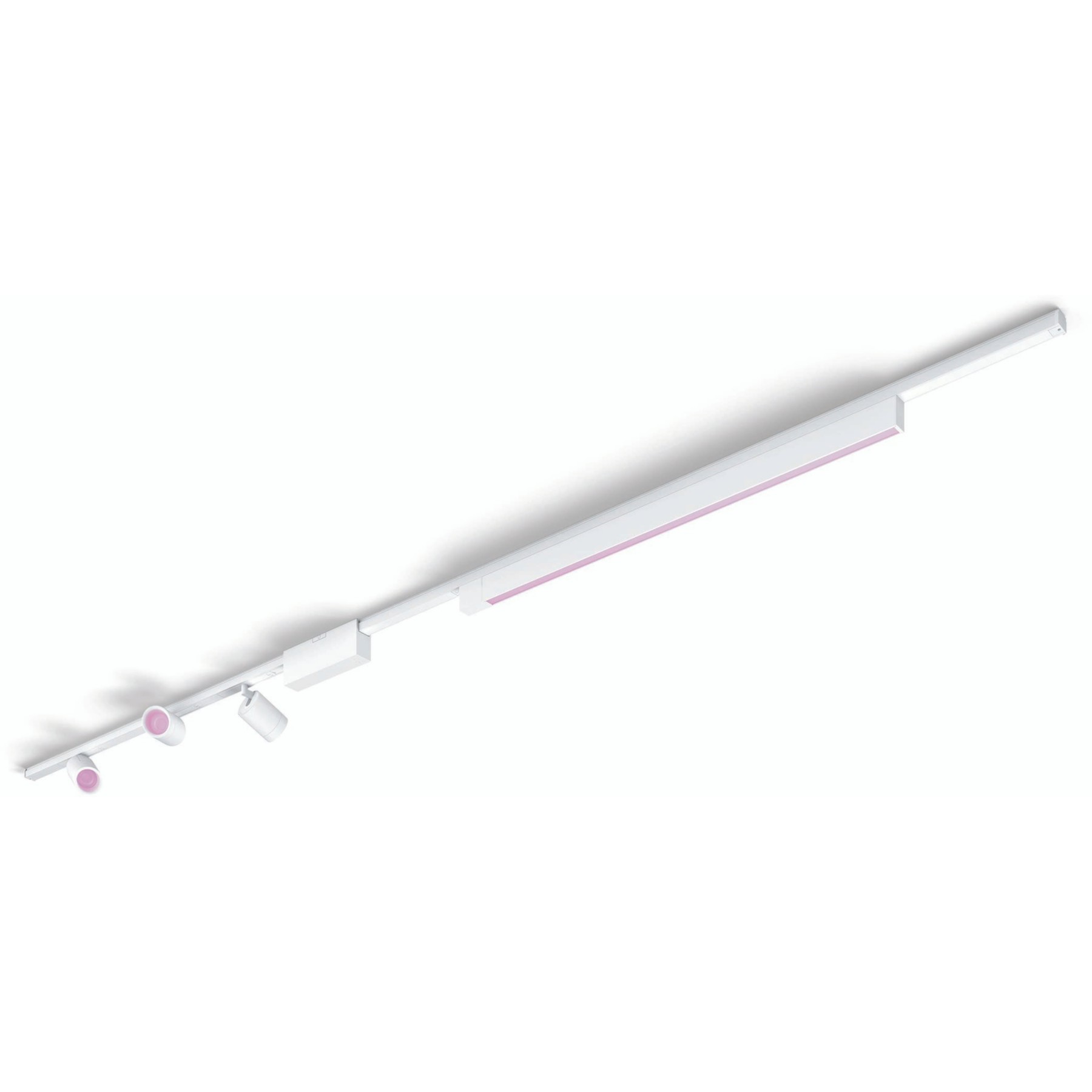 Plafonnier PHILIPS HUE W&C Perifo 3 spots+1 barre blanc