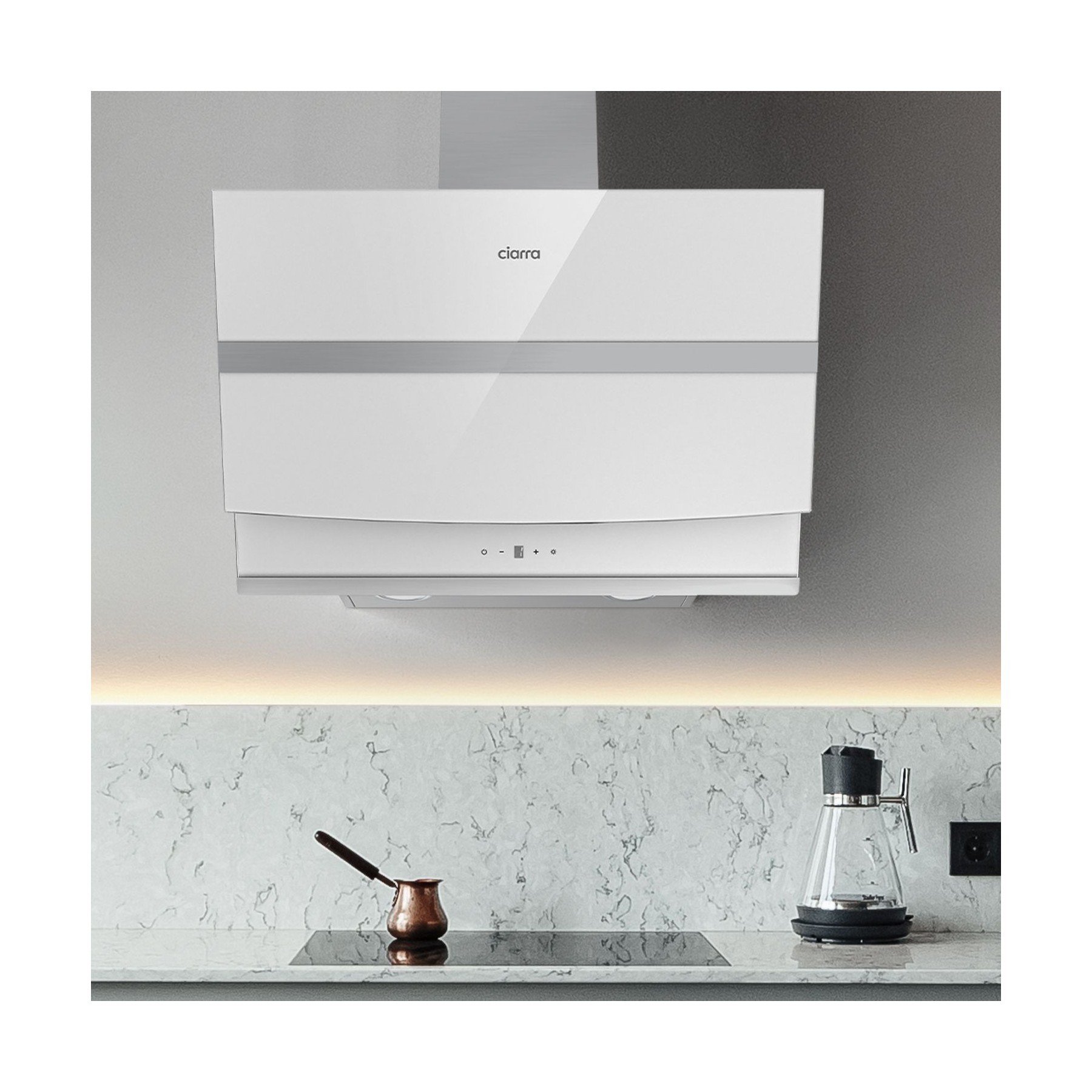 Hotte décorative murale CIARRA CA6736NW