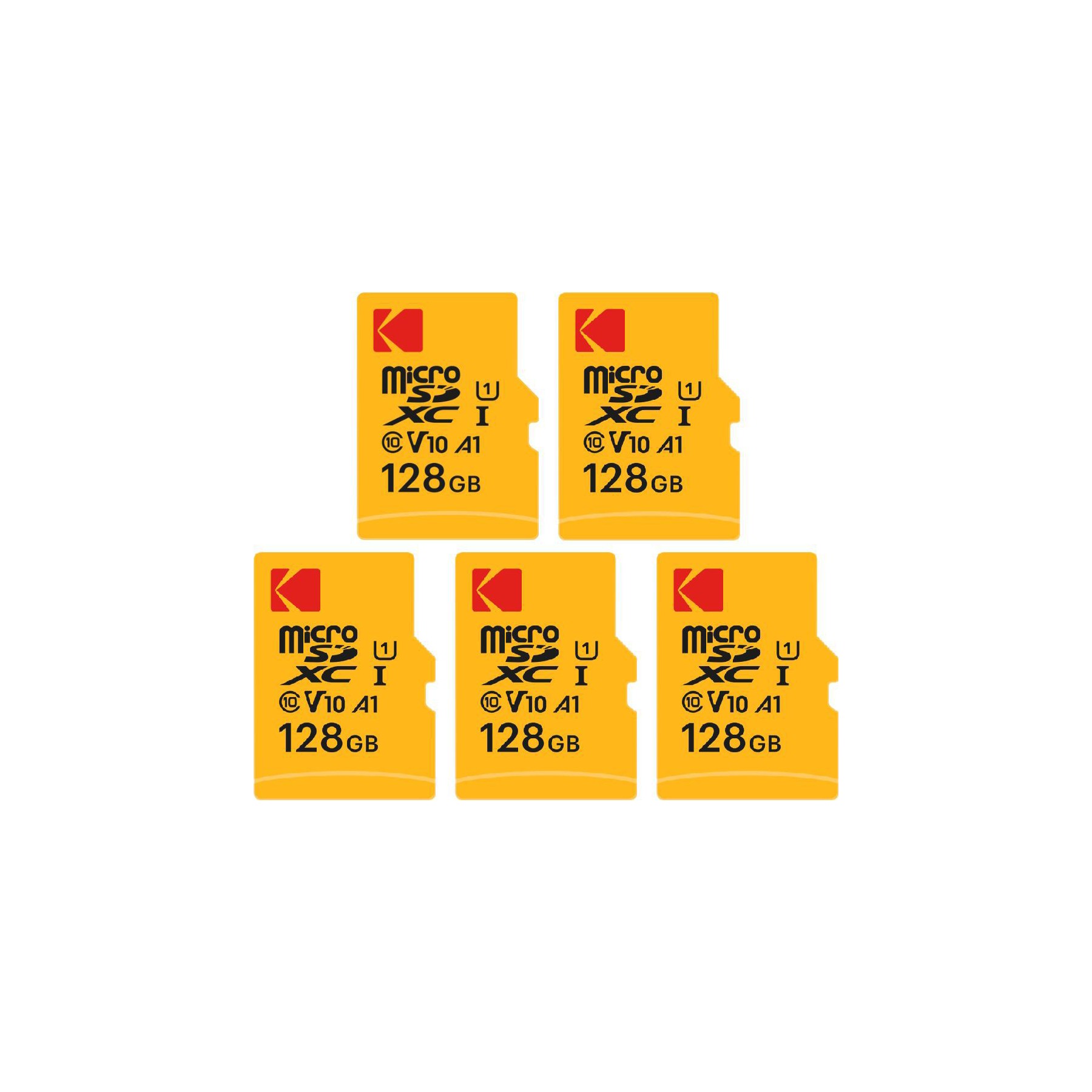Carte Micro SD KODAK Kodak Pack de 5 Cartes Mémoire Micro SDX