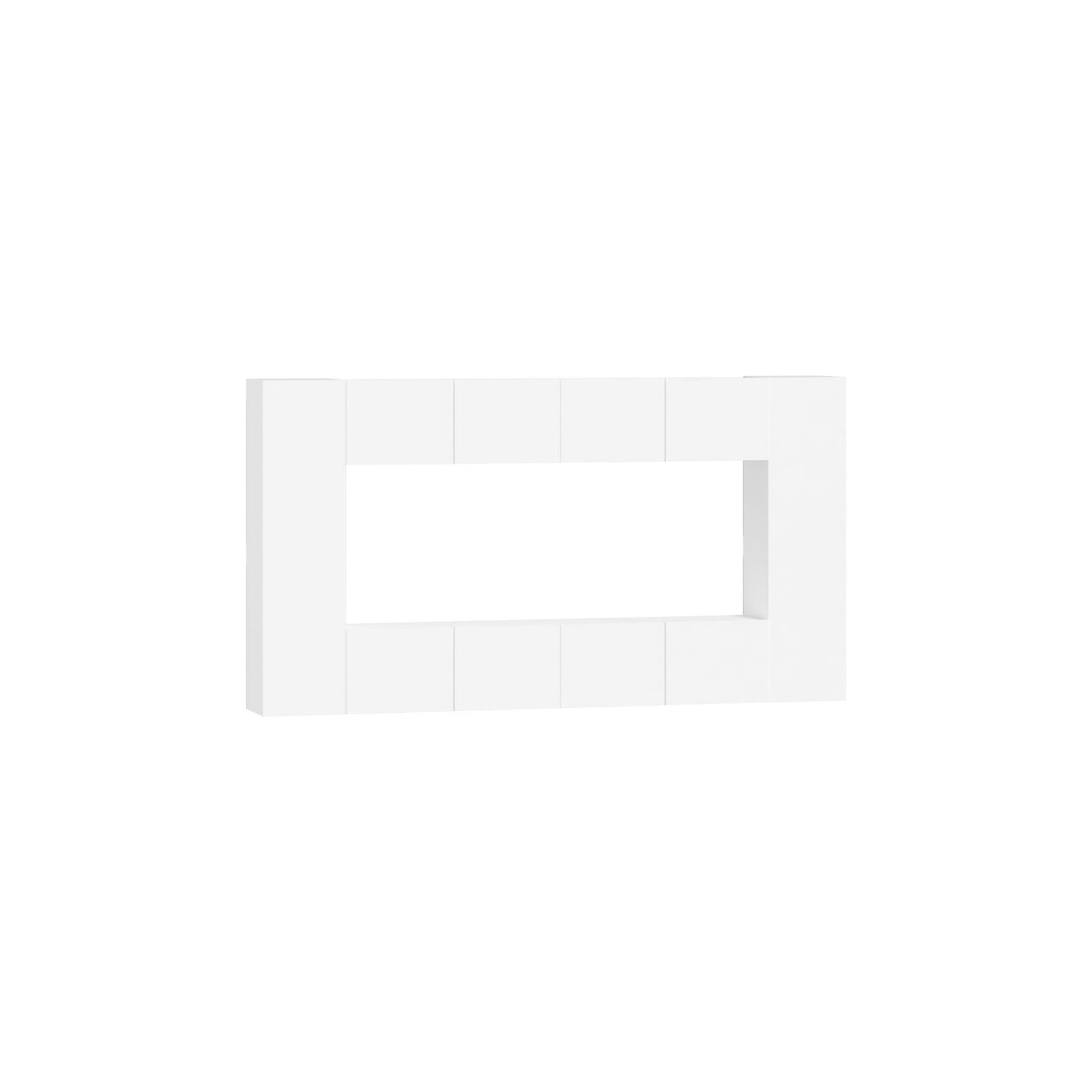 Meuble TV HELLOSHOP26 Ensemble de meubles armoire buffet TV té