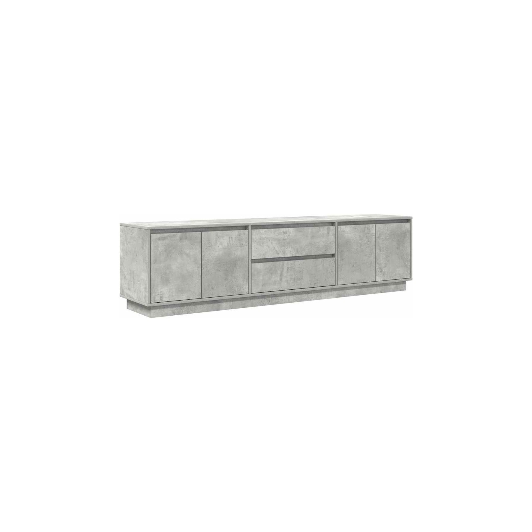 Meuble TV HELLOSHOP26 Meuble TV avec lumières LED espace de ra