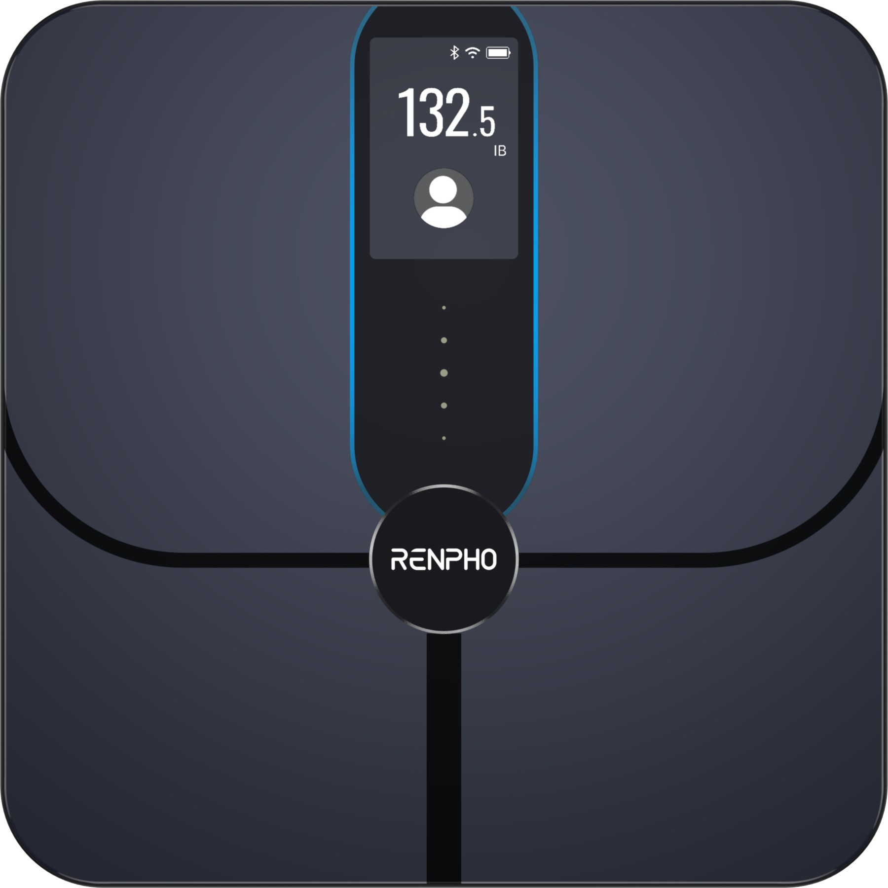 Pèse personne connecté RENPHO Elis Nova A031- Impédancemètre Haute Précision Bluetooth, 13 Données corporelles - Rechargeable