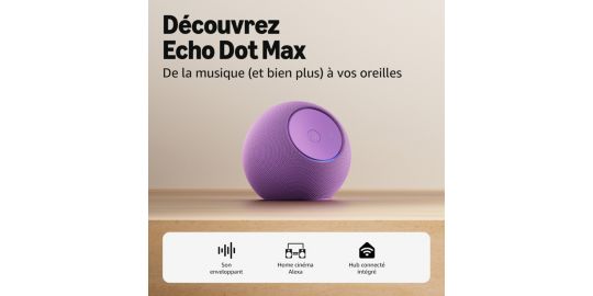Assistant vocal AMAZON Echo Dot Max - Glacier White