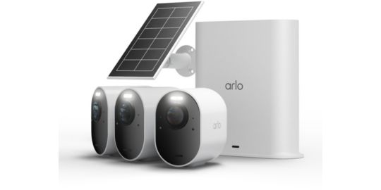 Caméra de surveillance ARLO Pack 3cam.ext. 4K Ultra3+panneau solaire