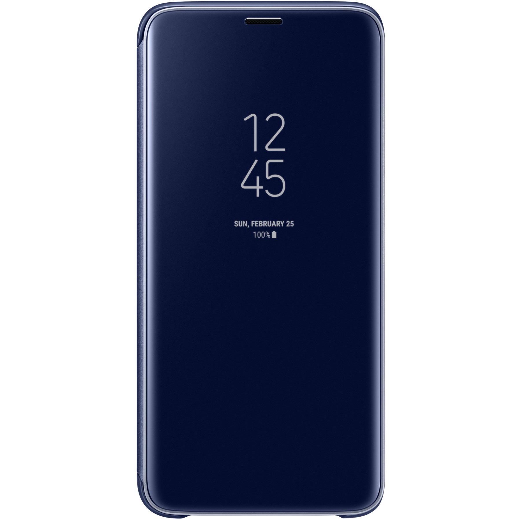 Etui SAMSUNG S9 Clear View Cover Fonction Stand bleu