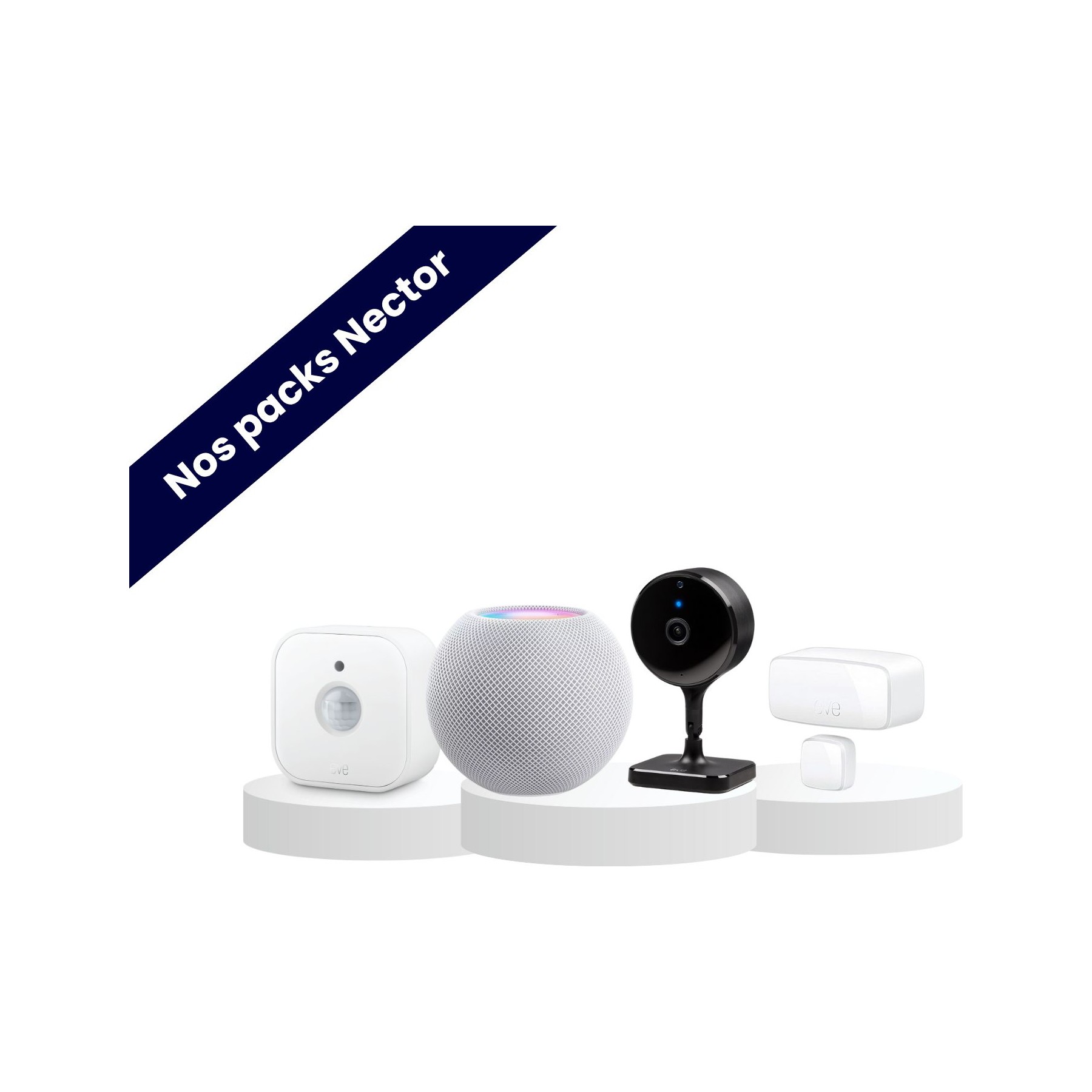 Alarme maison NECTOR Pack intelligent Alerte Sécurité Eve &