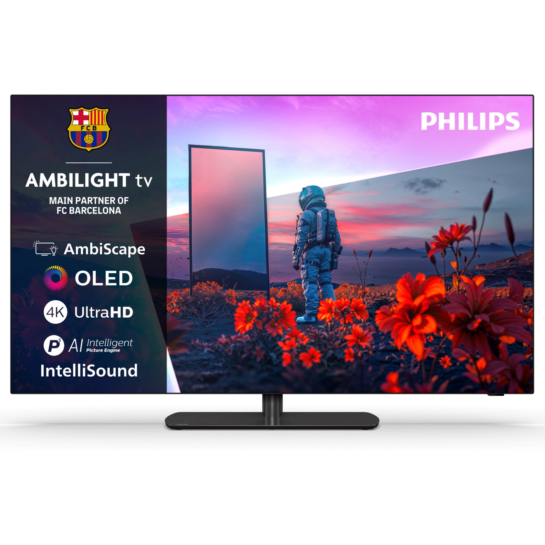 TV OLED PHILIPS 42OLED811 (2026) 42" (105 cm) 4K Ultra HD - Expérience Cinéma & Gaming, 120Hz, Ambilight, Smart TV