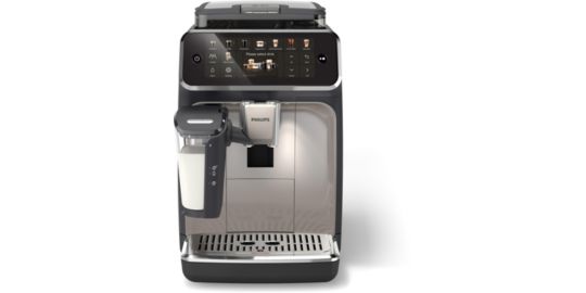 Expresso Broyeur PHILIPS EP5547/90 cafetière à grain LatteGo série 5500, 20 boissons, SilentBrew, Noir