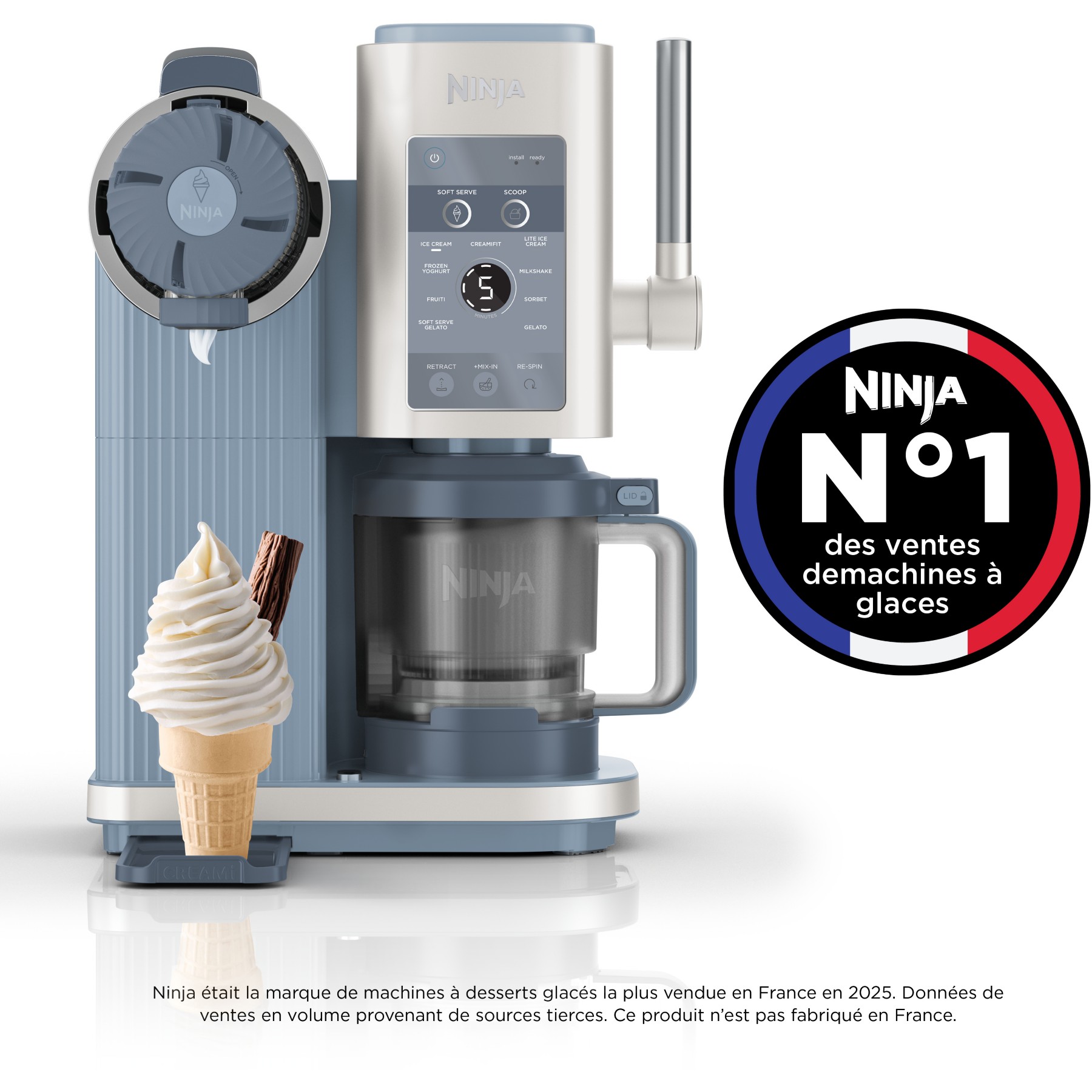 Sorbetière NINJA Creami swirl NC702EU