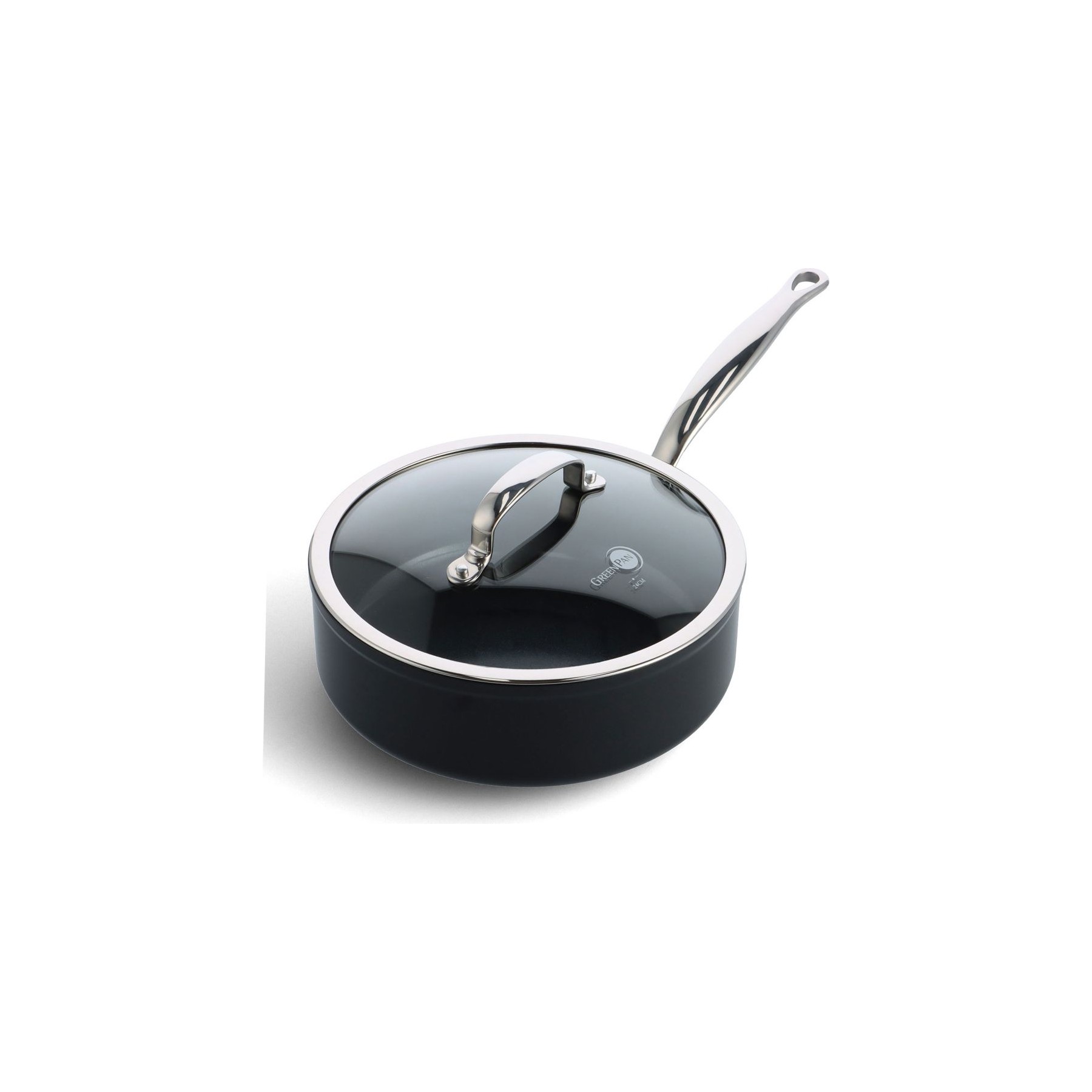 GREENPAN Sauteuse 24 cm aluminium forgé revêtemen