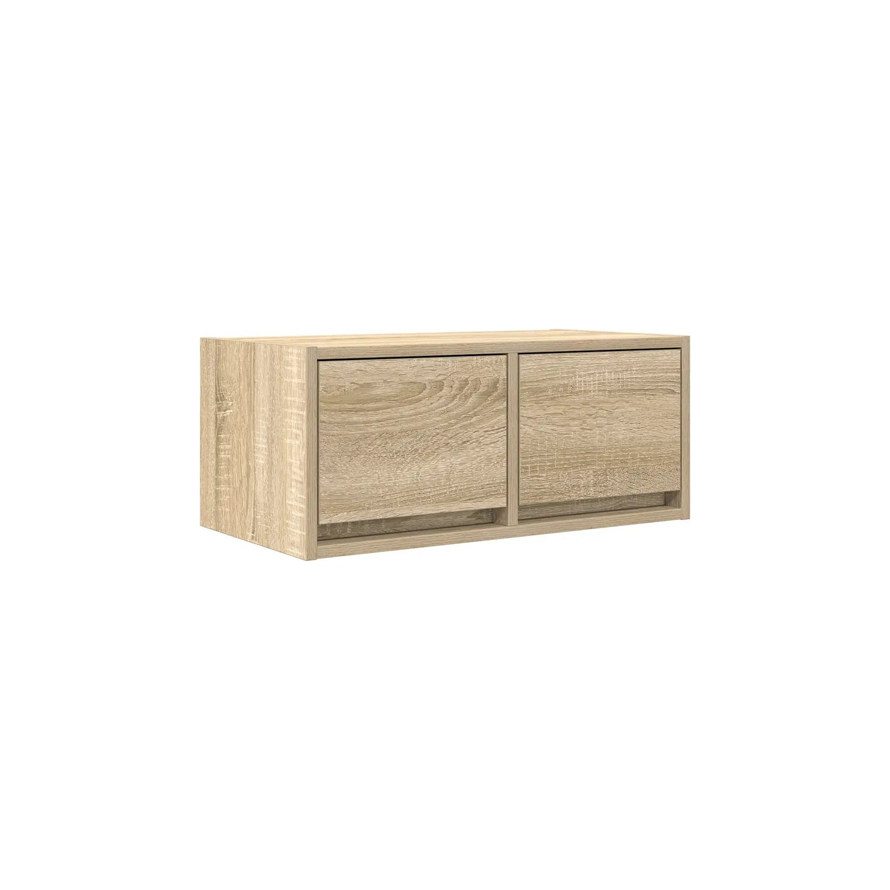 Meuble TV HELLOSHOP26 Meuble TV mural design moderne 60 x 31 x