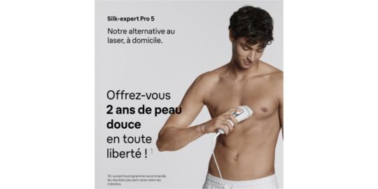 Epilateur lumière pulsée BRAUN IPL PL5234
