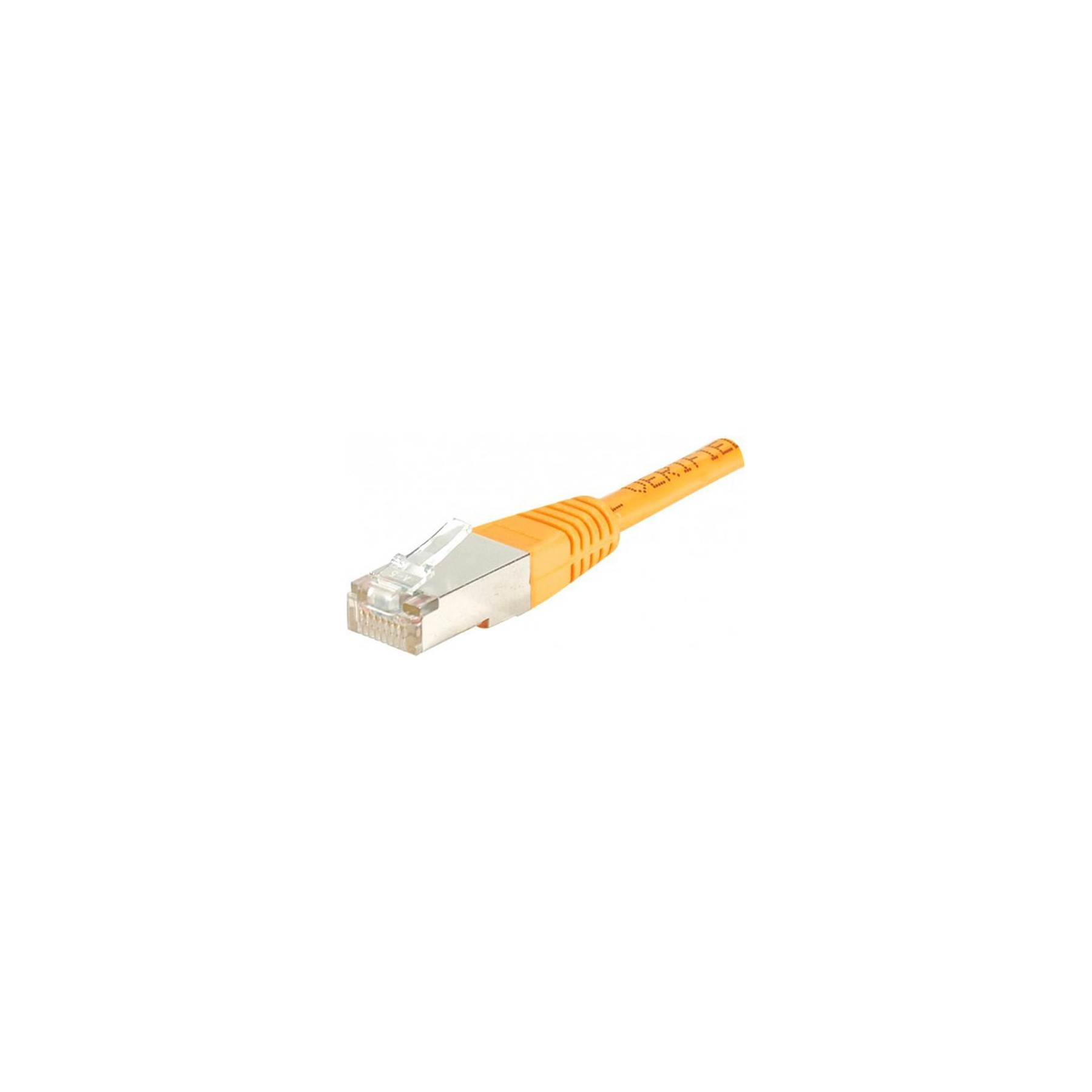 Câble Ethernet KOMELEC Câble RJ45 Cat6 CU blindé orange 50 m