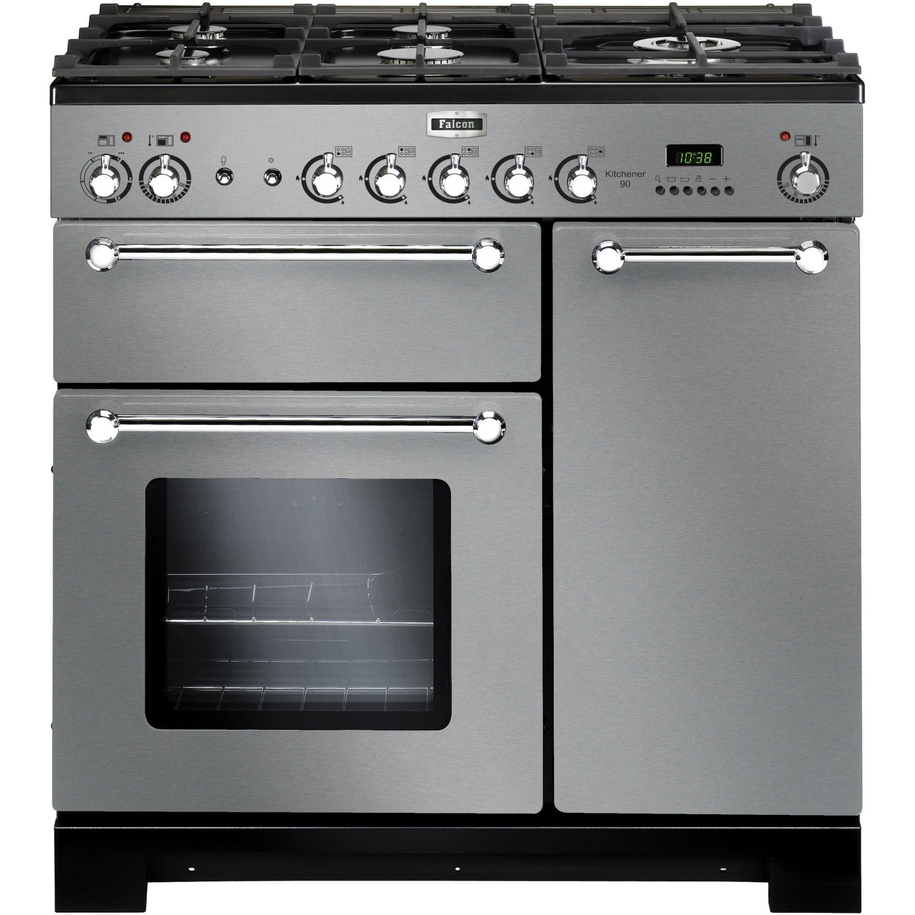 Piano de cuisson gaz FALCON KITCHENER 90 Mixte INOX CHROME