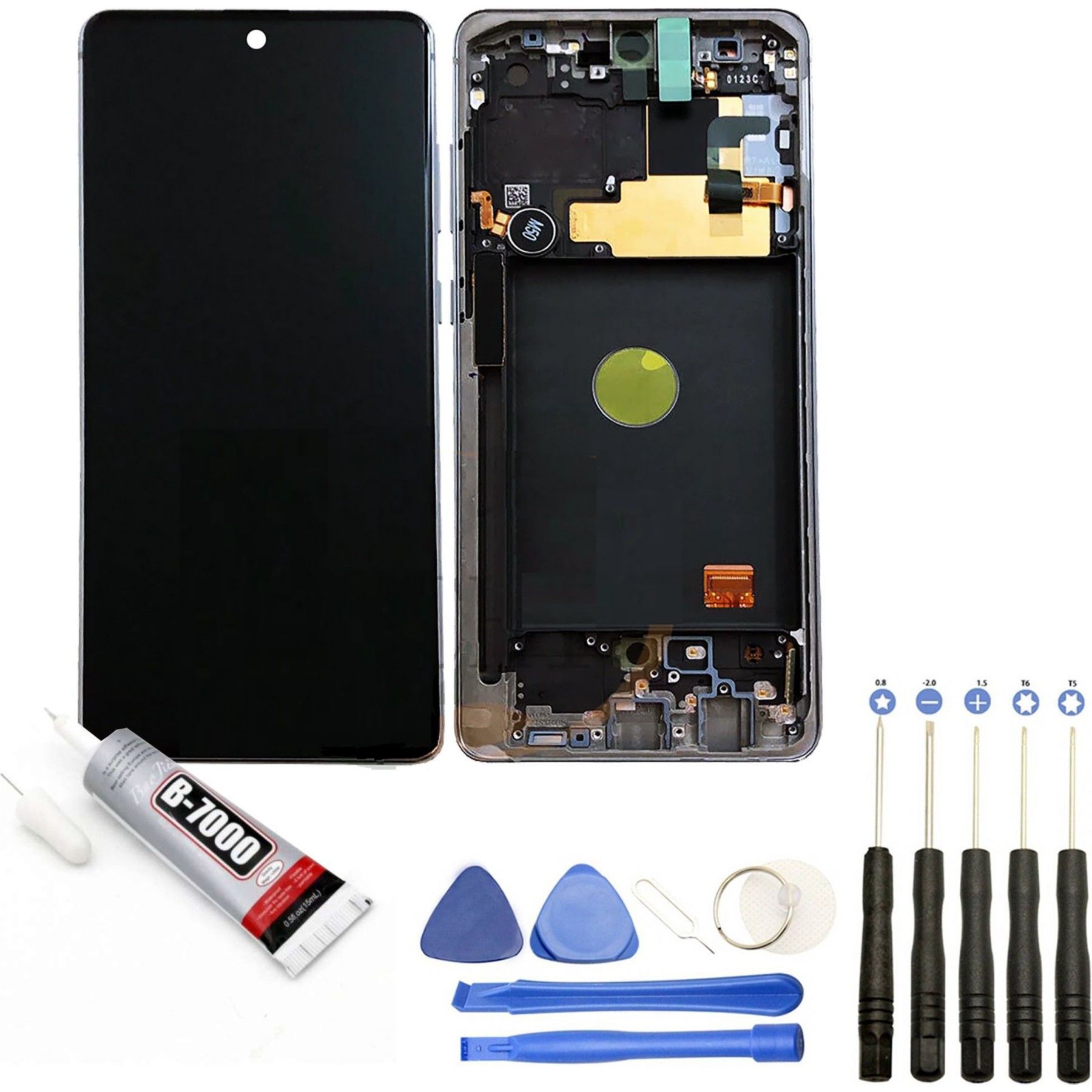Ecran téléphone VISIODIRECT Vitre+Ecran LCD pour Samsung Note 10lite