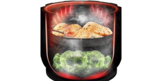 Cookeo MOULINEX Multicuiseur Airfryer Cookeo Infinity avec pale Noir CE9828F0 20 modes de cuisson, 6,5 L