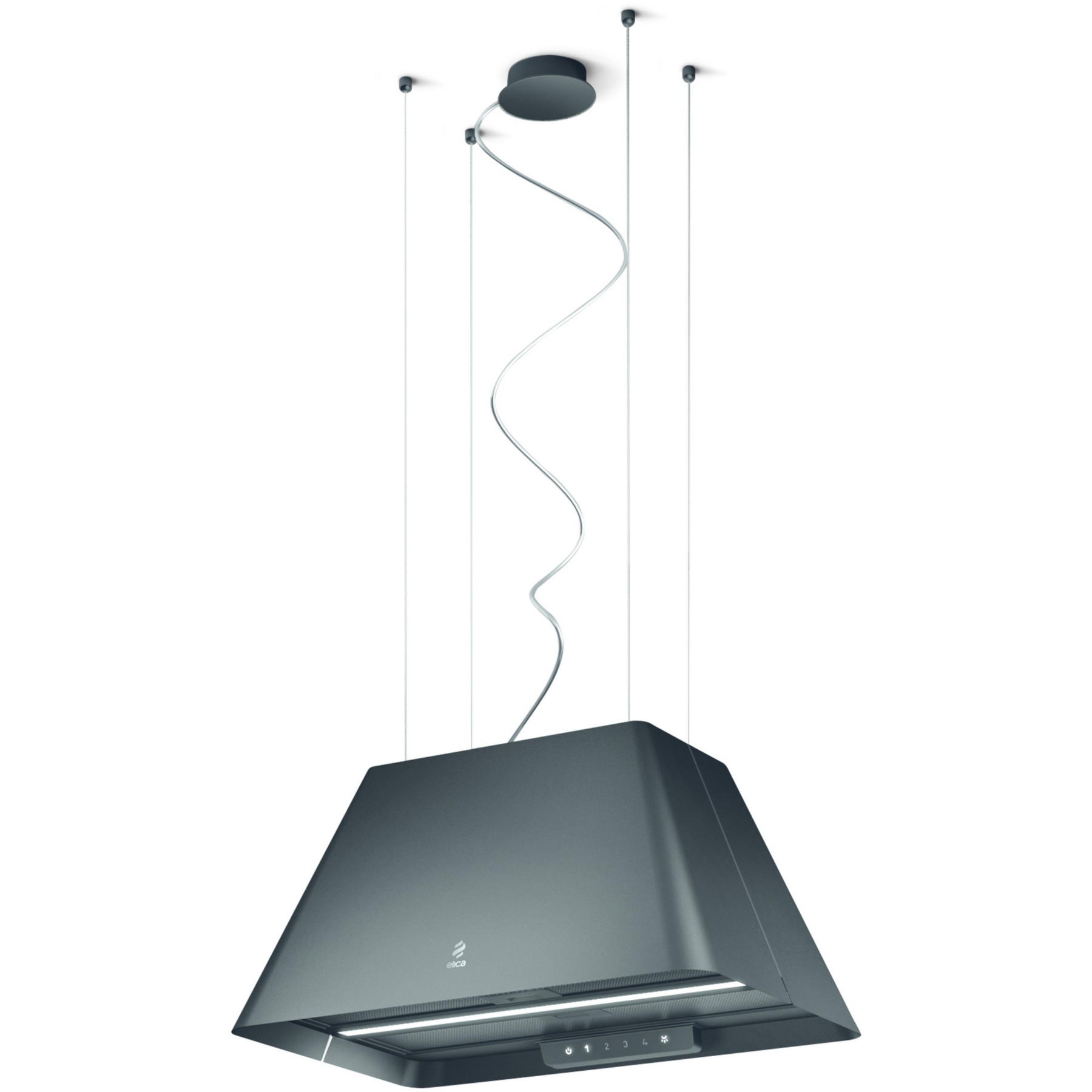 Hotte décorative îlot ELICA IKONA LIGHT BL/F/60