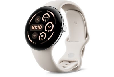 Montre connectée GOOGLE Pixel Watch 3 45 mm Argent Poli 4G