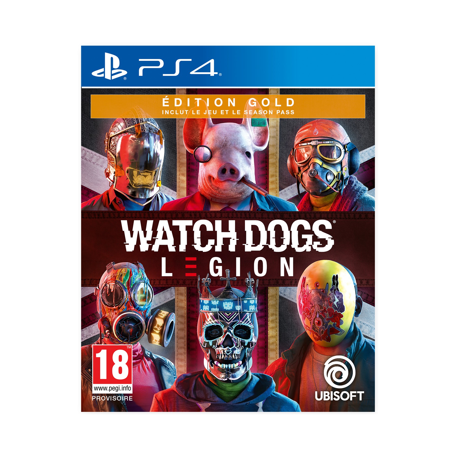 Jeu PS4 UBISOFT Watch Dogs Legion Edition Gold