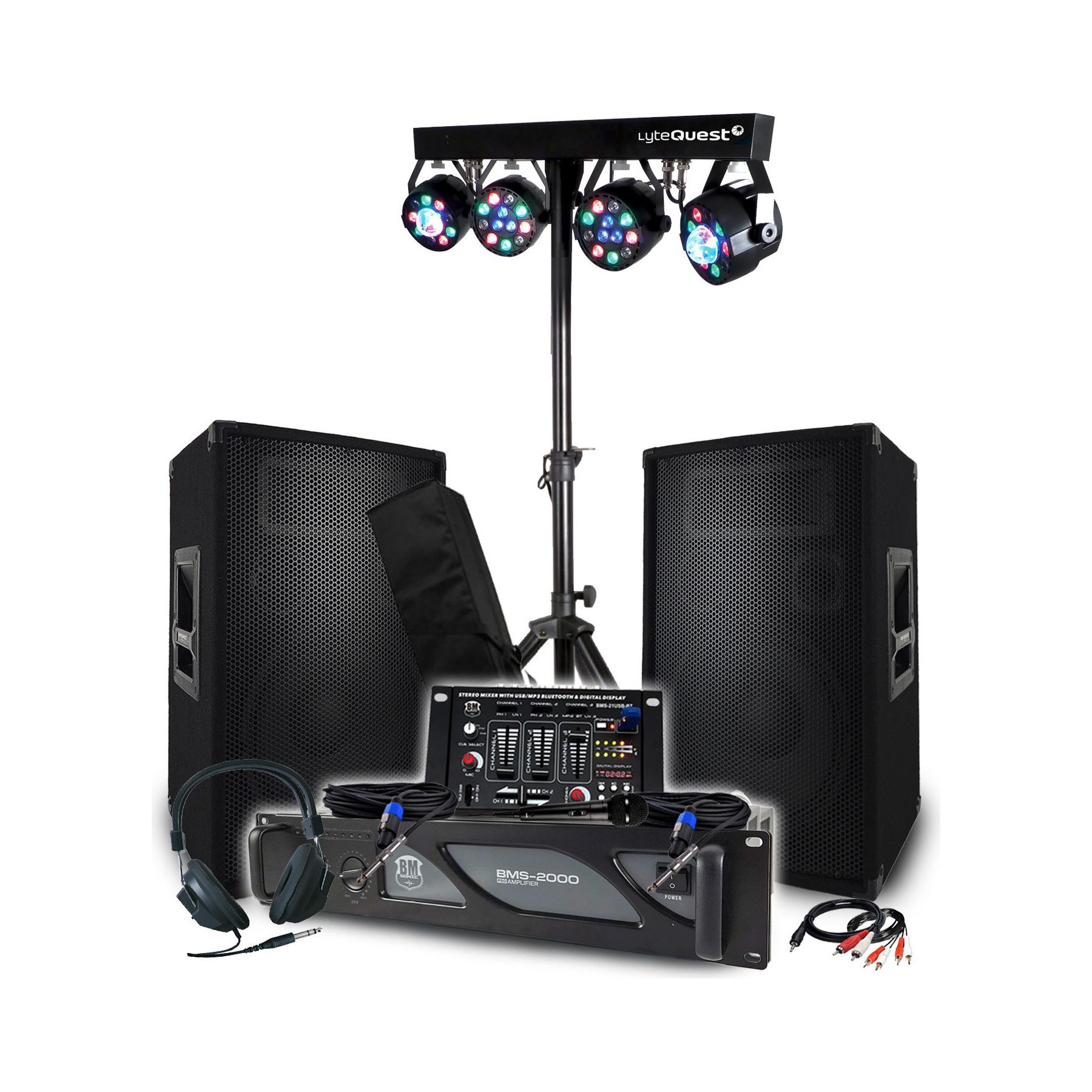 Pack sono BM SONIC Pack Sono 3200W BM SONIC Ampli 2000W, Pa