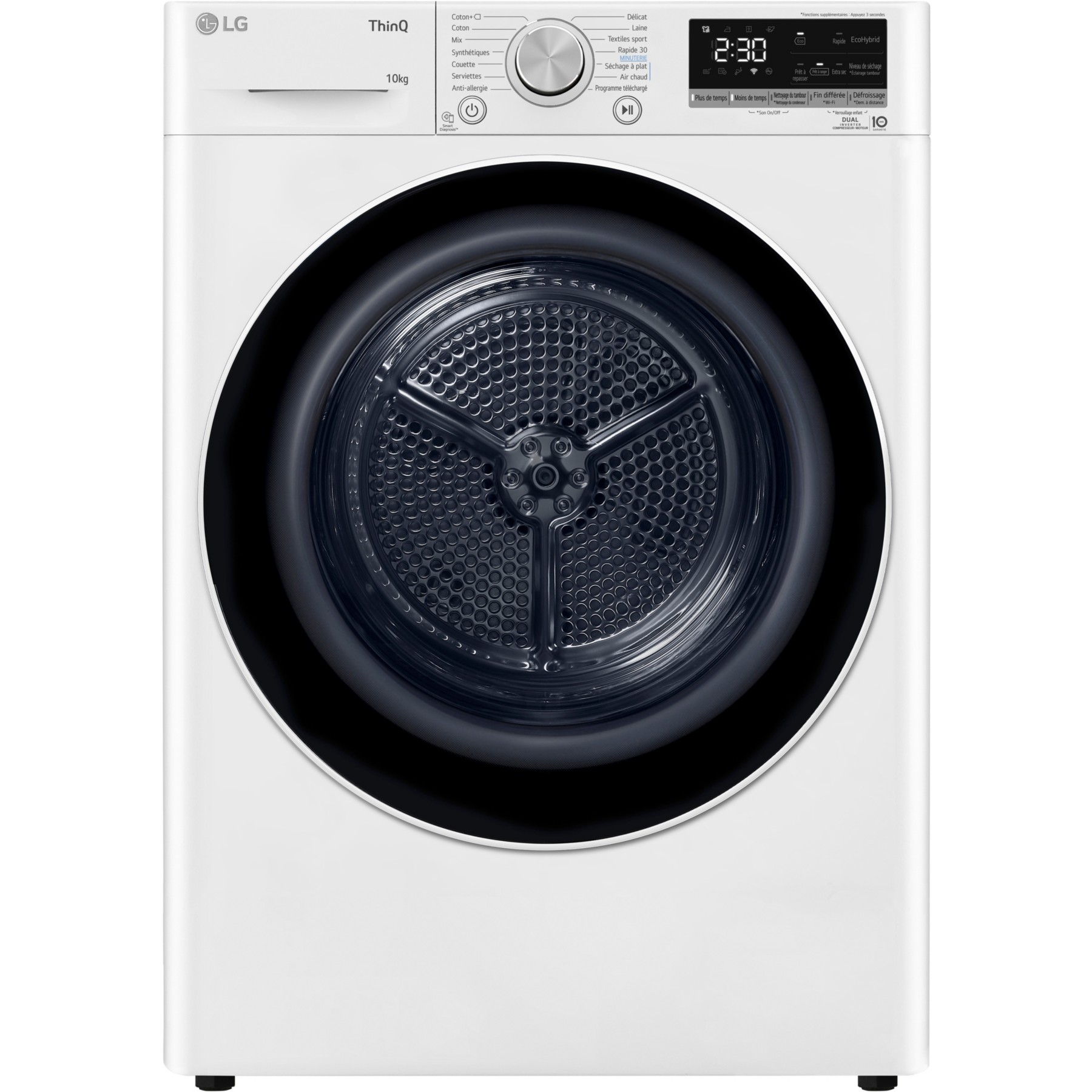 Sèche linge pompe à chaleur LG RH1V50WH