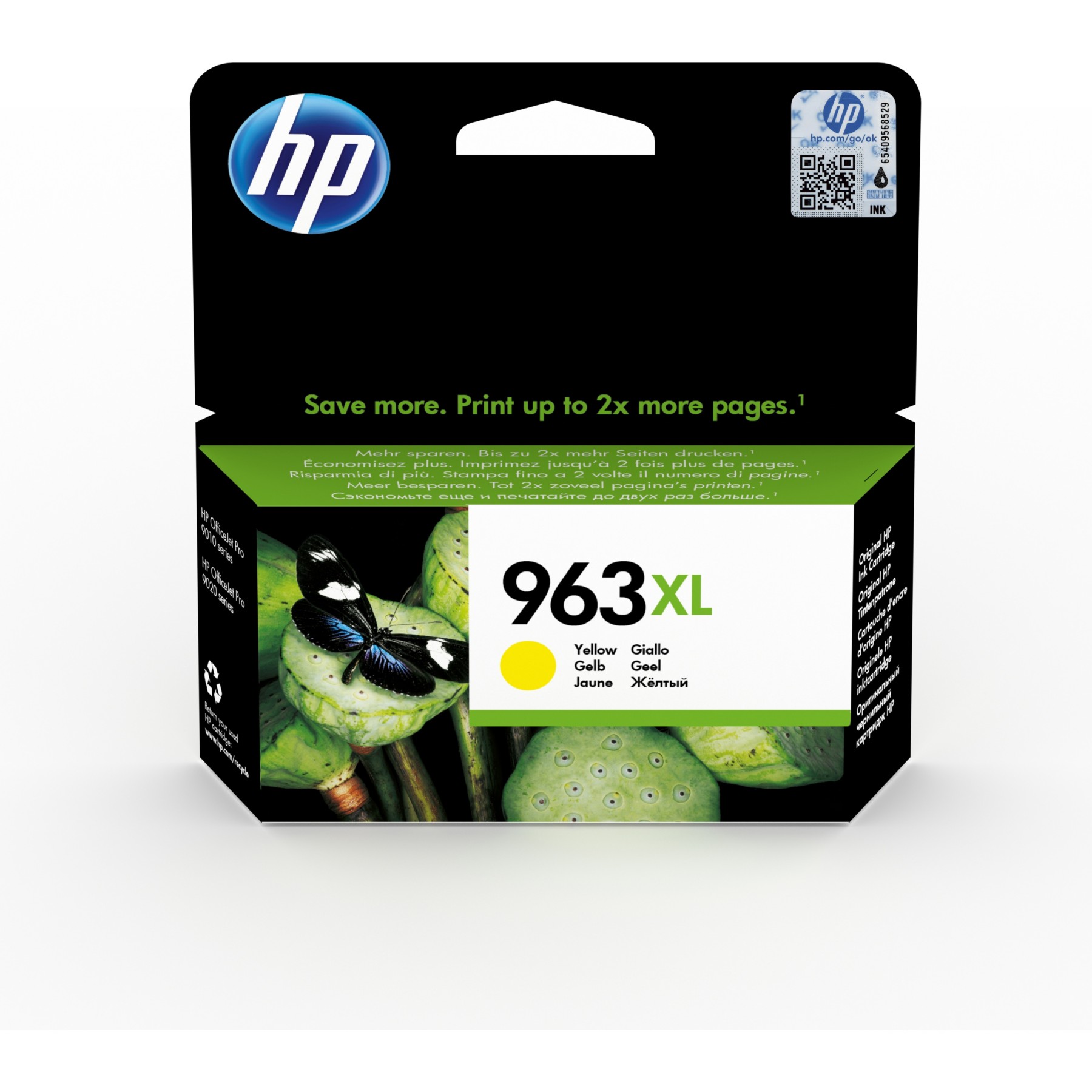 Cartouche d'encre HP 963XL Jaune