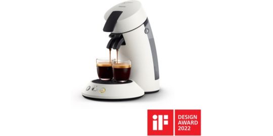 Cafetière à dosettes PHILIPS CSA210/11 Senseo machine à café Original Plus Blanche