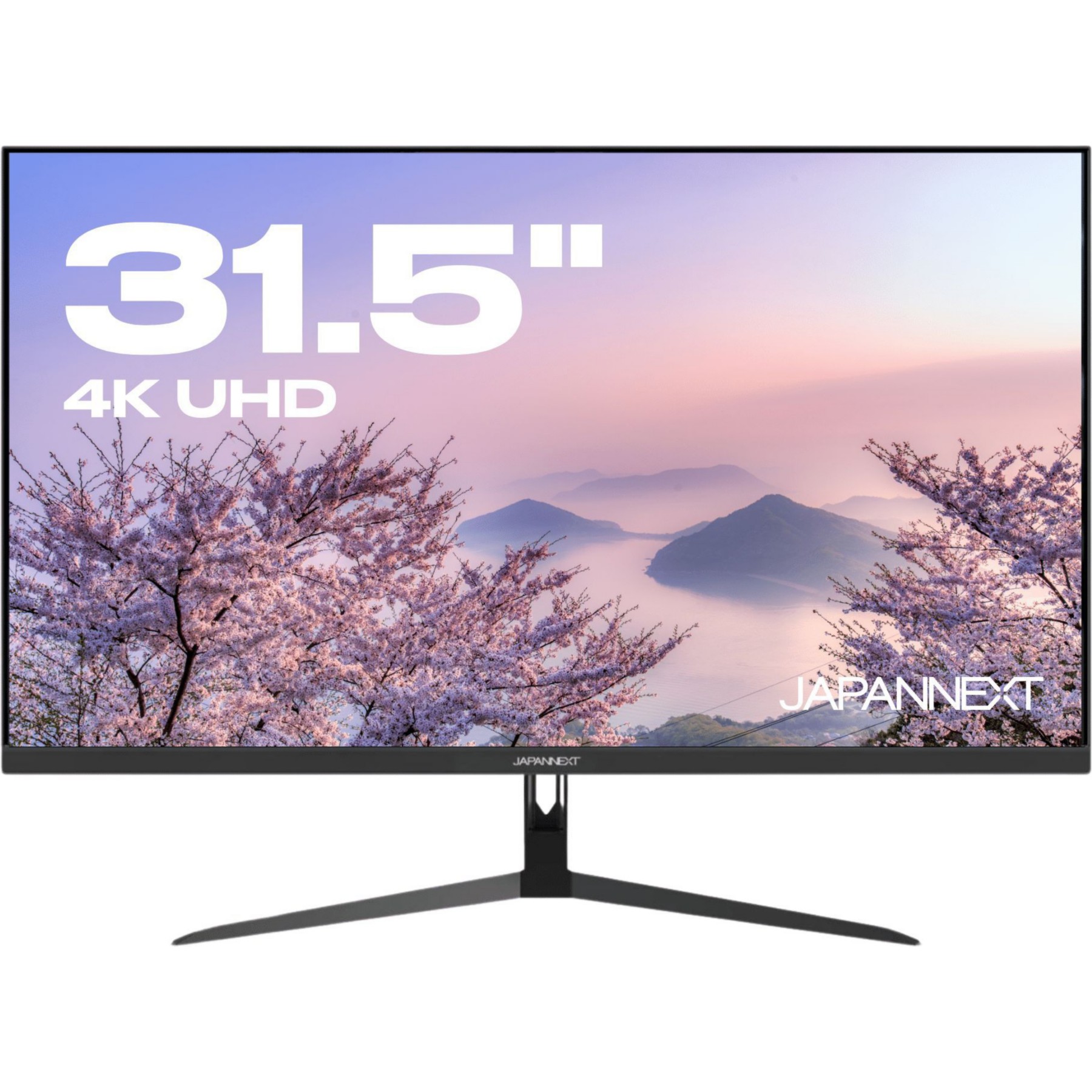 JAPANNEXT Écran PC Bureautique | 31,5" | 4K UHD |