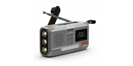 Radio DAB MARMITEK de survie RESQ 100 avec batterie grise