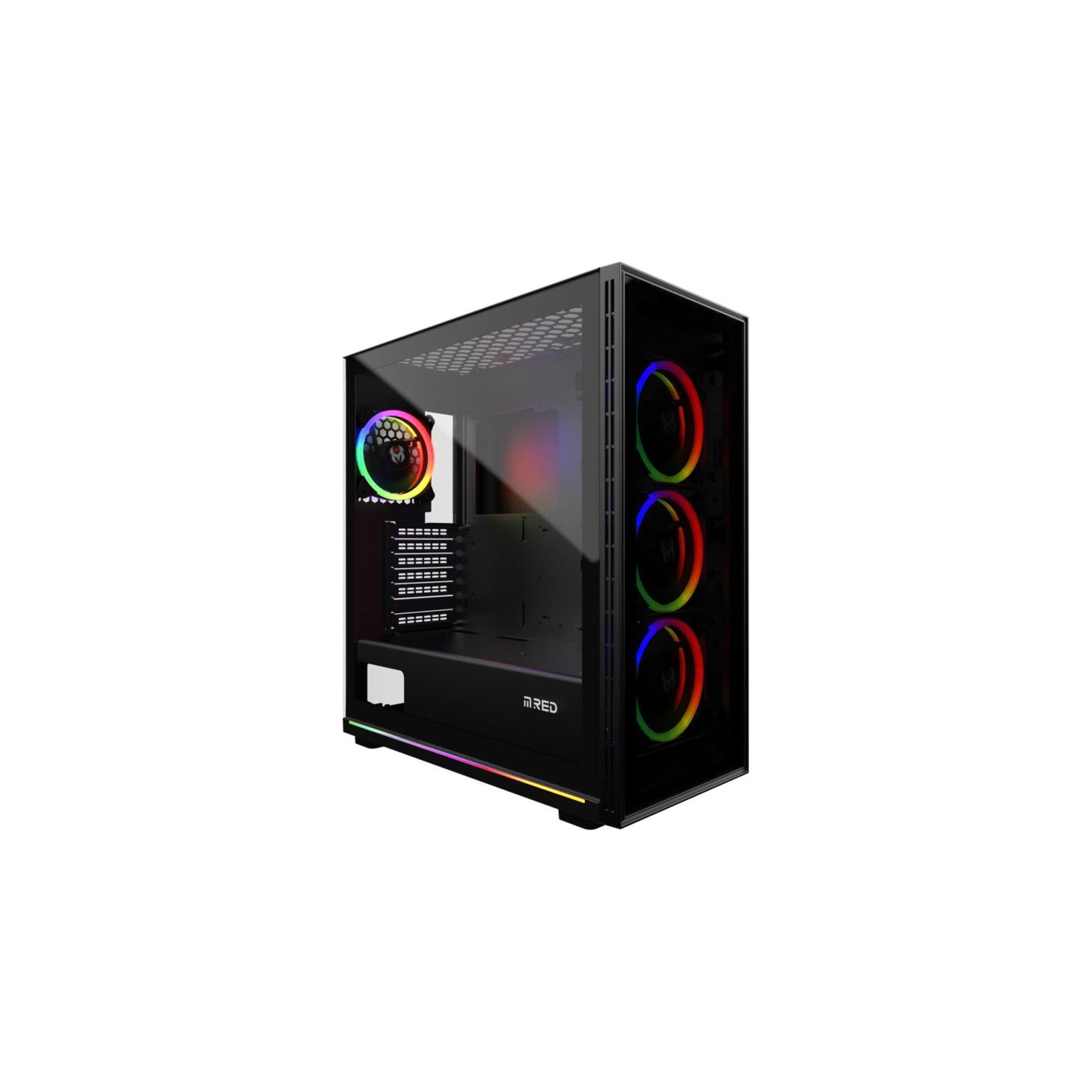 Boitier PC MRED BLACK DESTROYER Glass-G