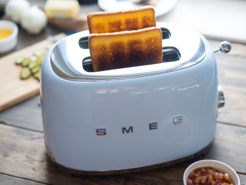 Grille-pain SMEG TSF01PBEU Bleu Azur