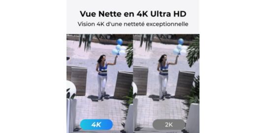 Caméra de surveillance REOLINK B440 + panneau solaire