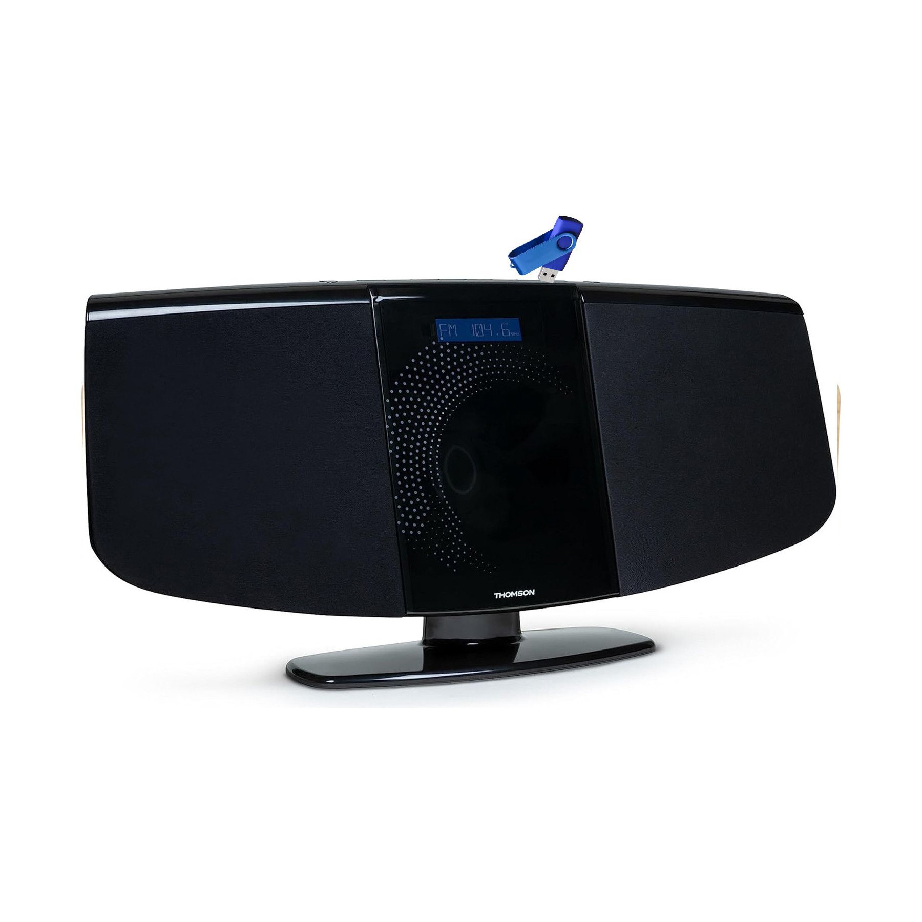 Enceinte nomade LEDWOOD MIC400BT Bluetooth FM 30W Vintage Noir