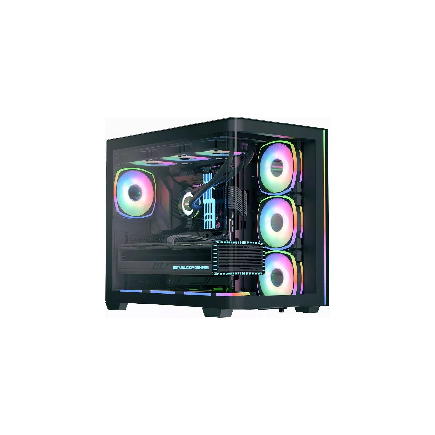 Boitier PC AEROCOOL Aerocool P500C Evo (Noir)