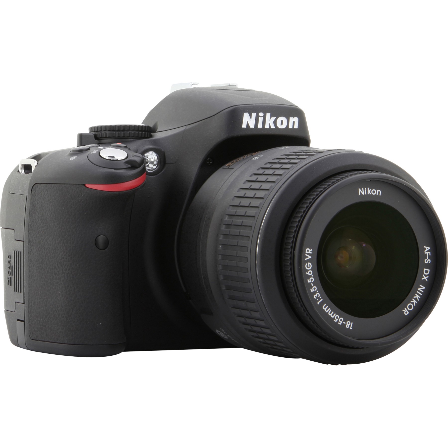 Appareil photo Reflex NIKON D5100 18-55+55-200 VR + Etui, 8Go, Mll3 Reconditionné
