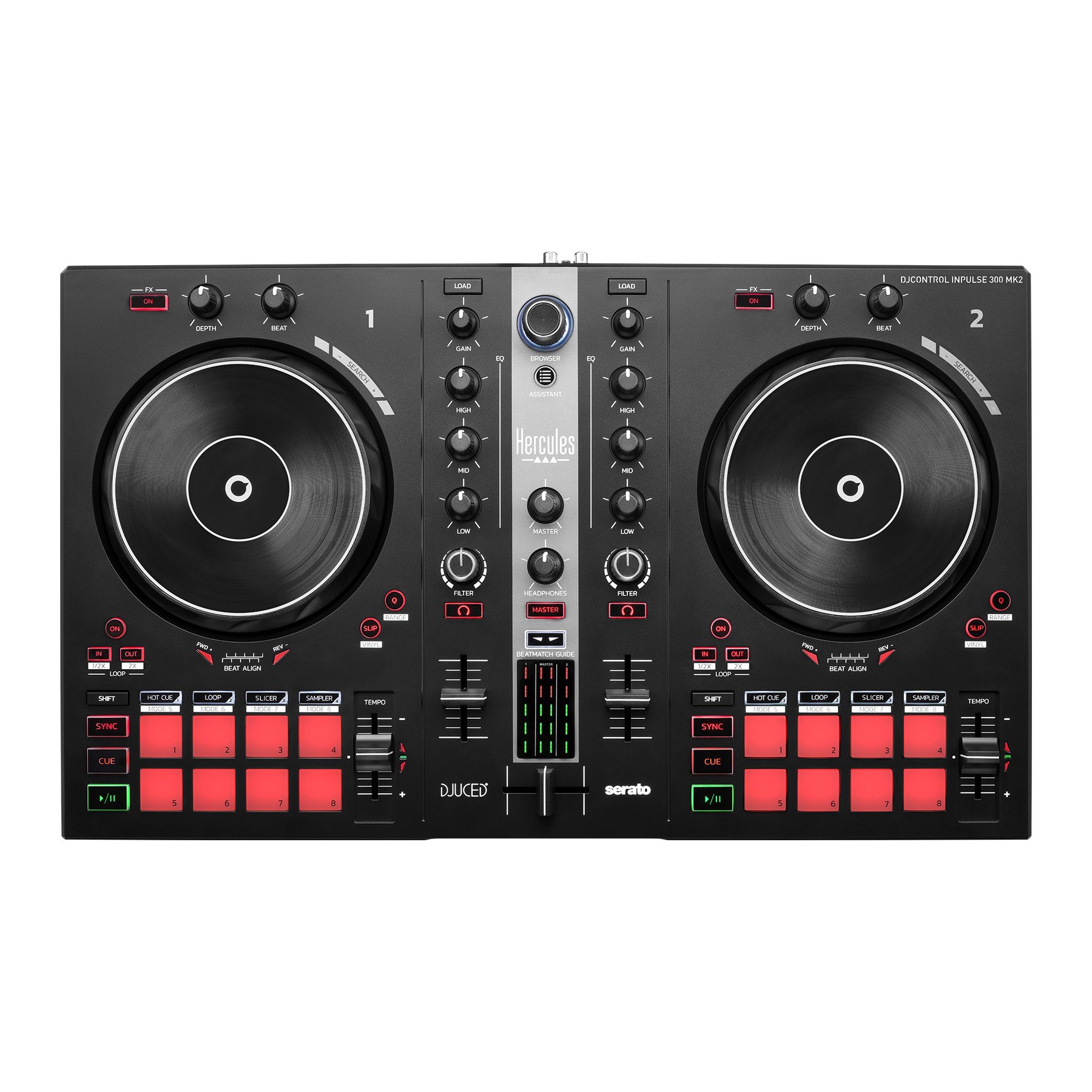 Contrôleur USB HERCULES DJ CONTROL INPULSE 300 MK2