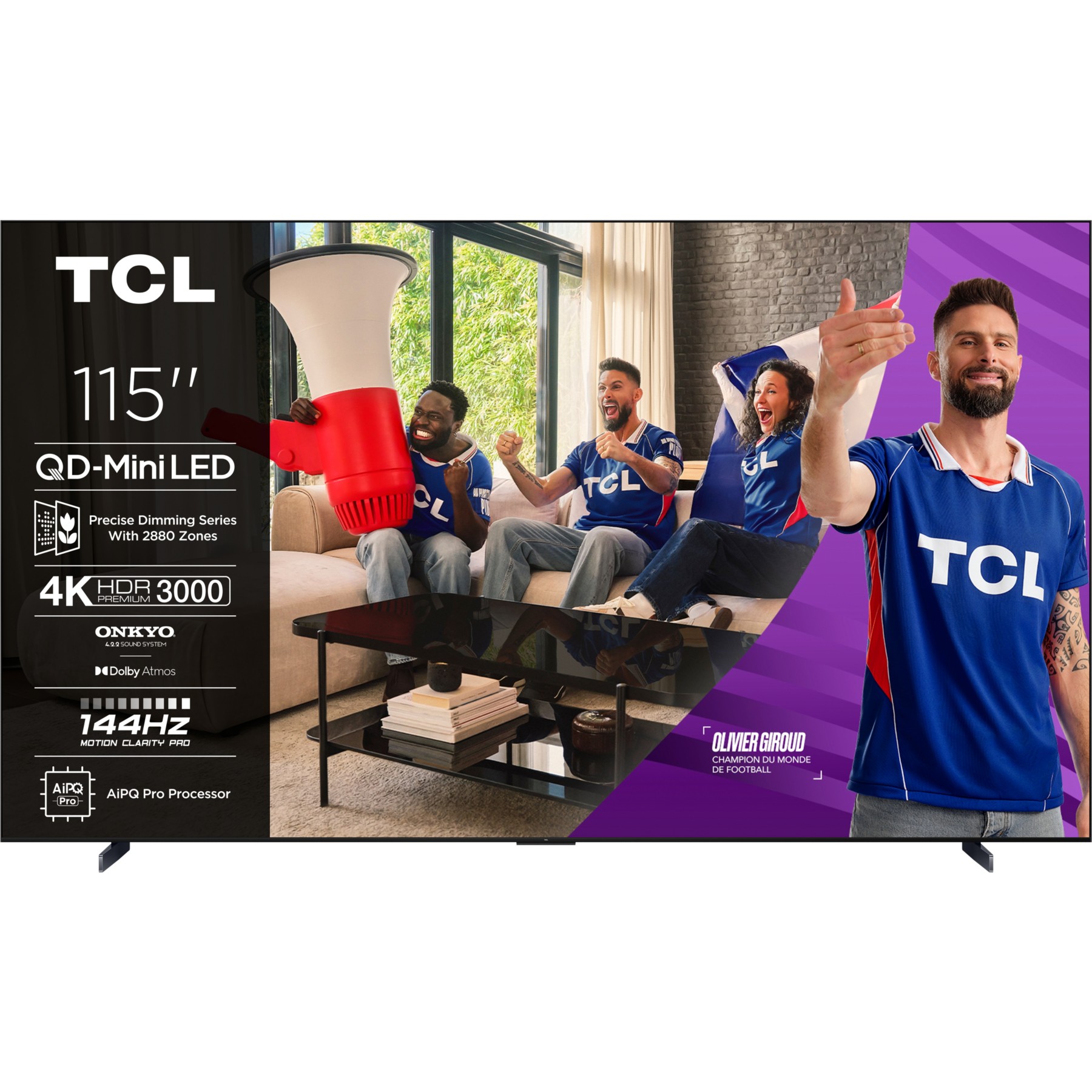 TV Mini LED TCL 115C7K (2025) 115" (291 cm)