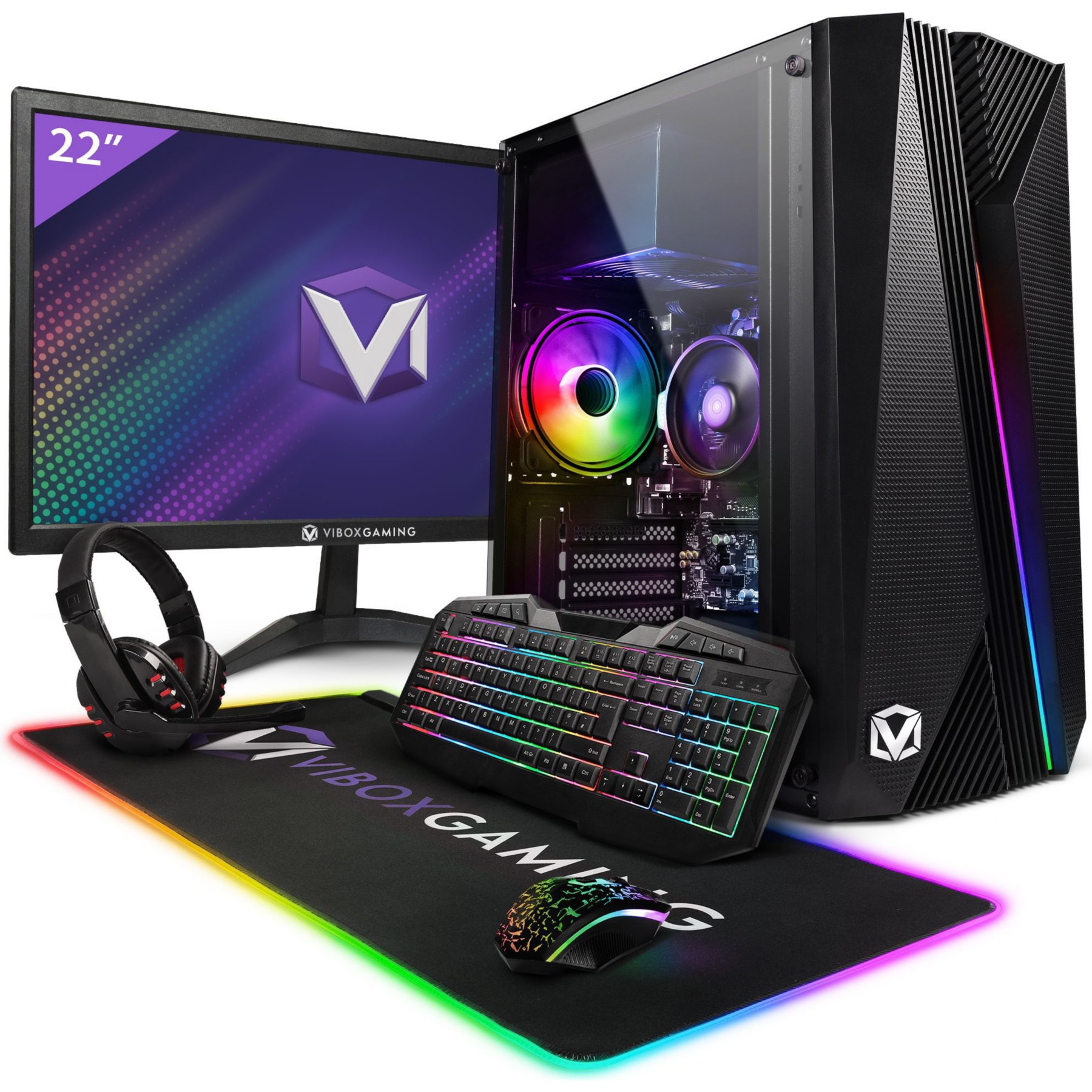 PC Gamer VIBOX 3200G • 16 Go • 480 Go SSD • Windows 11