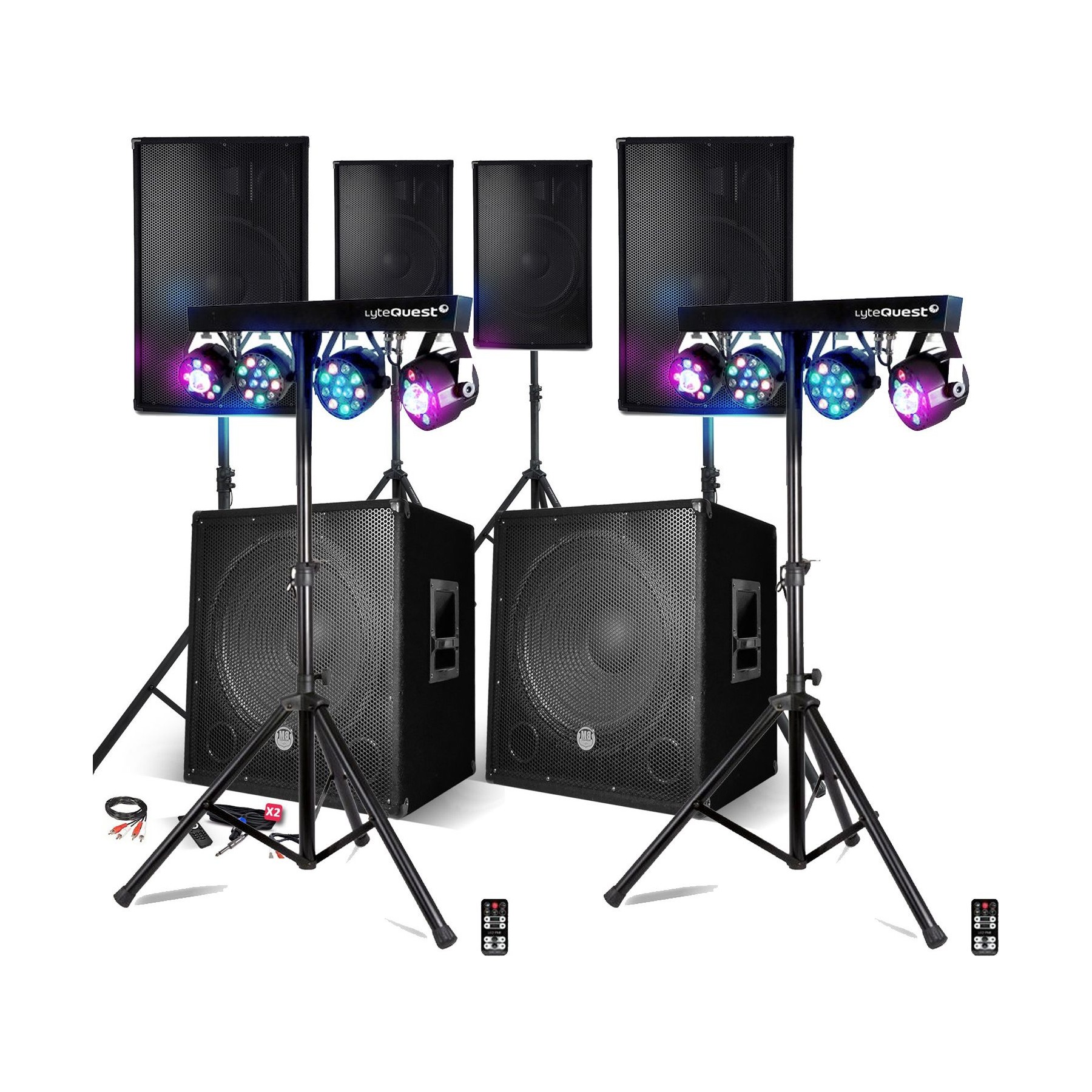 Pack sono BM SONIC PACK SONO Complet Mariage Fête 4400W, 4